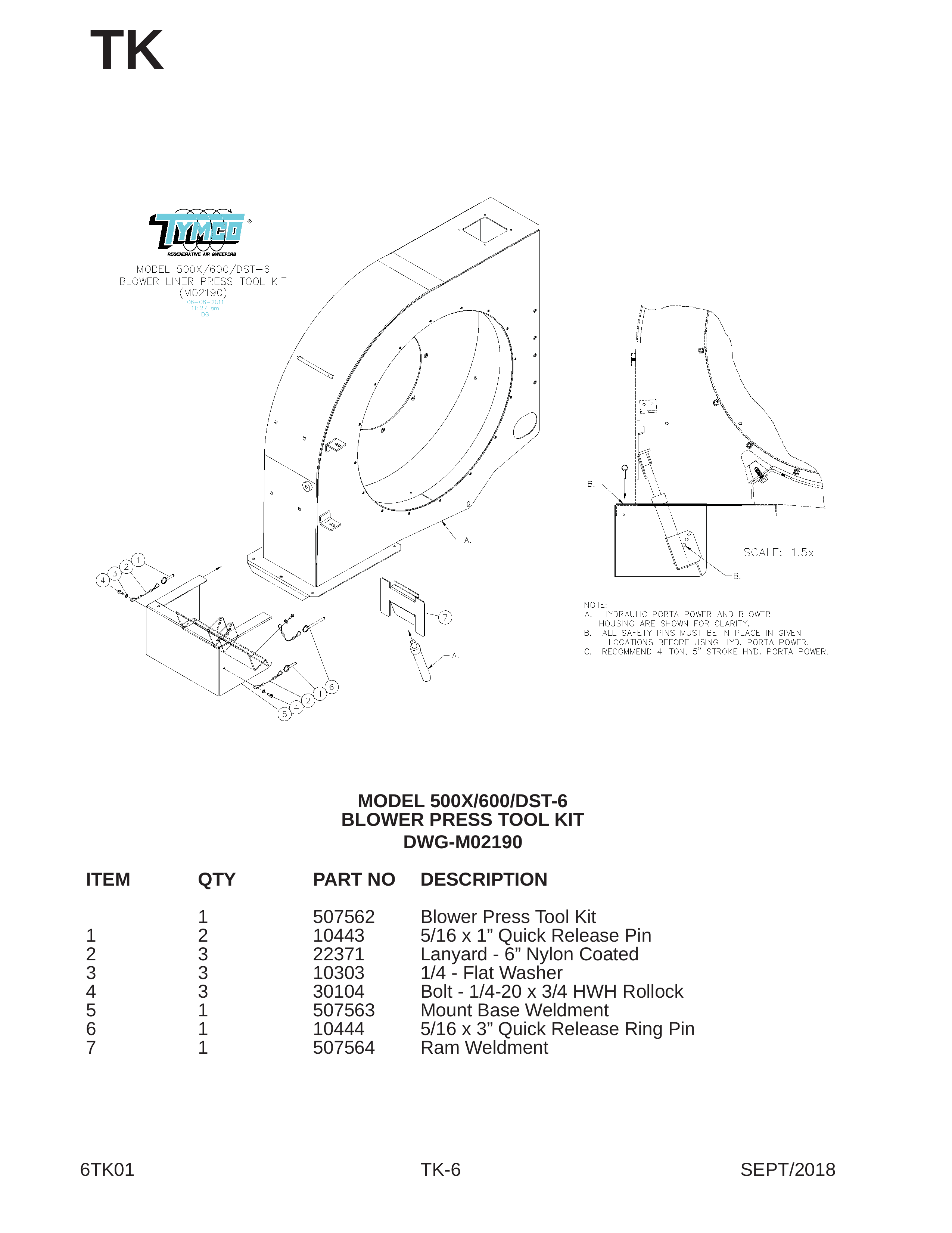 MODEL 500X/600/DST-6