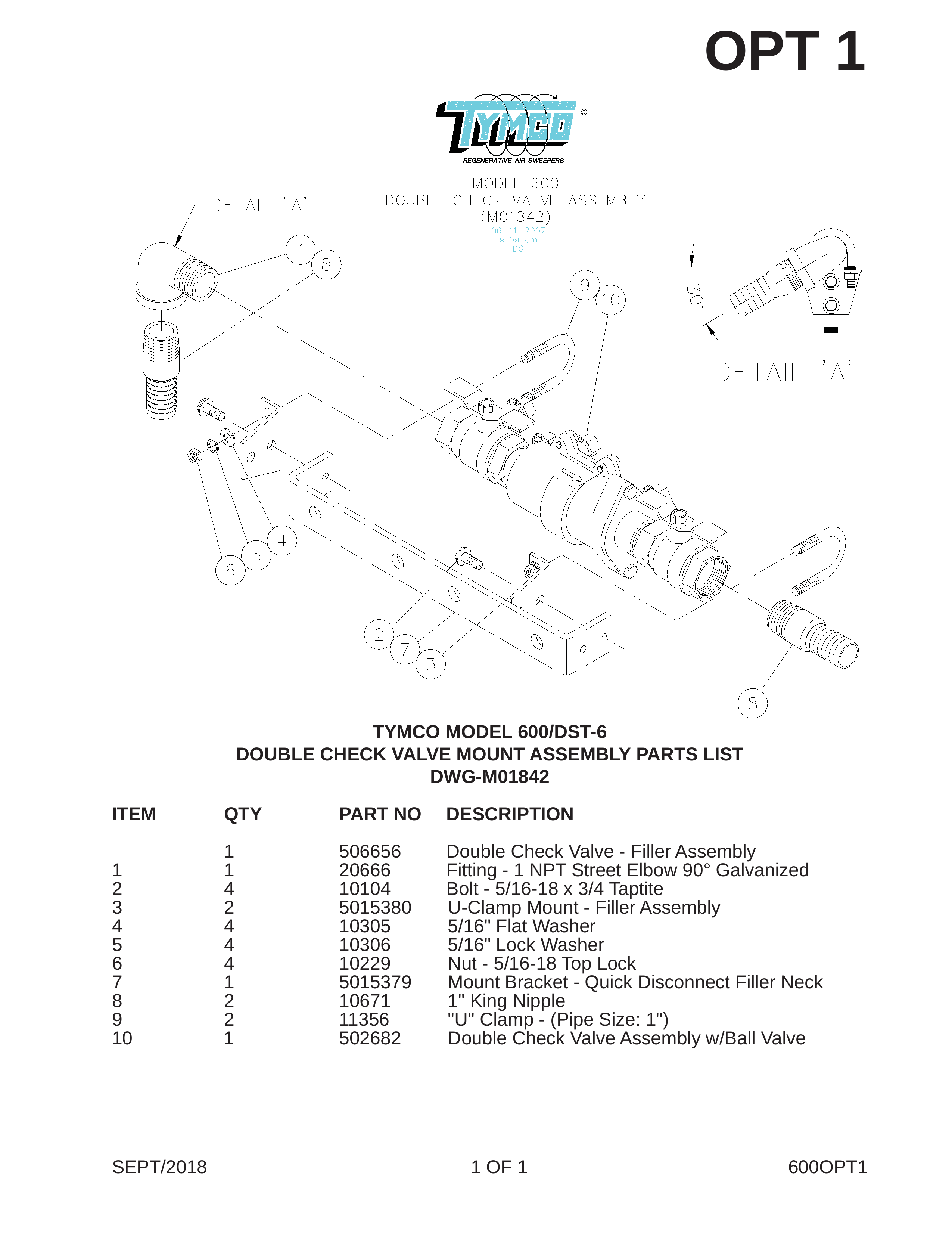 TYMCO MODEL 600/DST-6