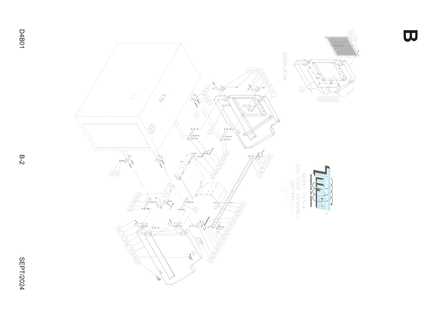 SIDE AND ENGINE DOOR Assembly