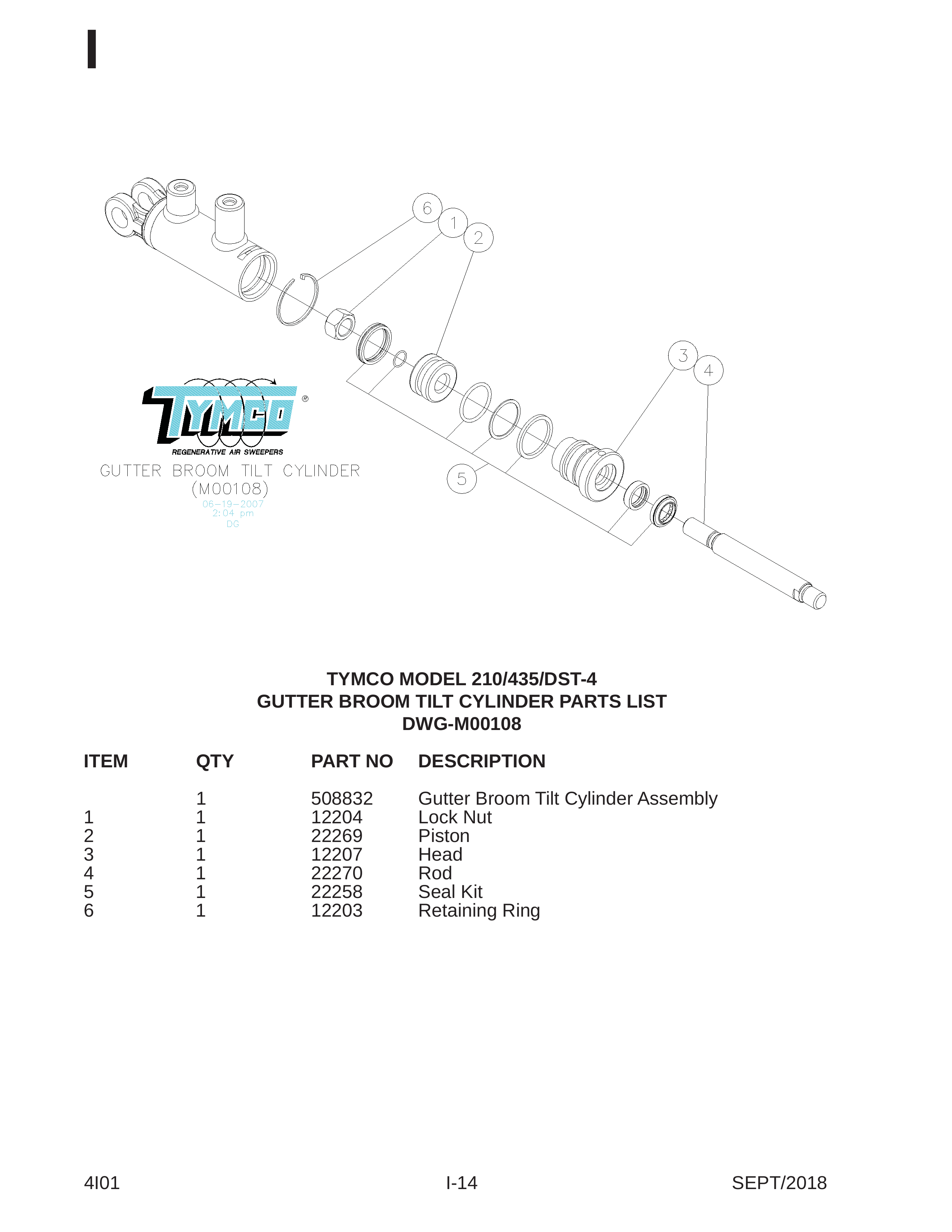 TYMCO MODEL 210/435/DST-4