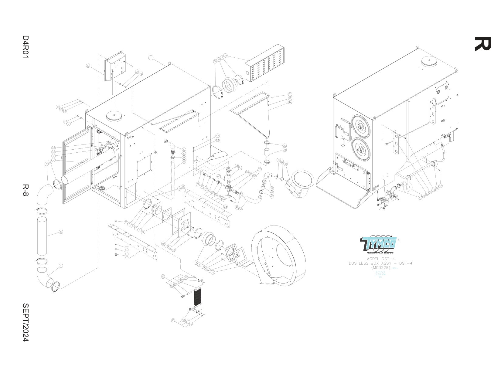 DST BOX ASSEMBLY - DST-4 COMPONENTS