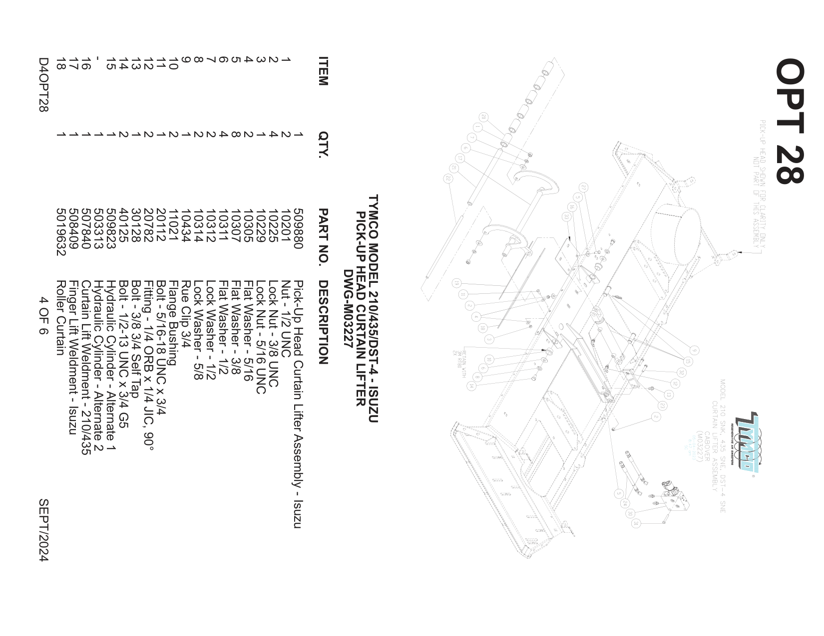 PICK-UP HEAD CURTAIN LIFTER