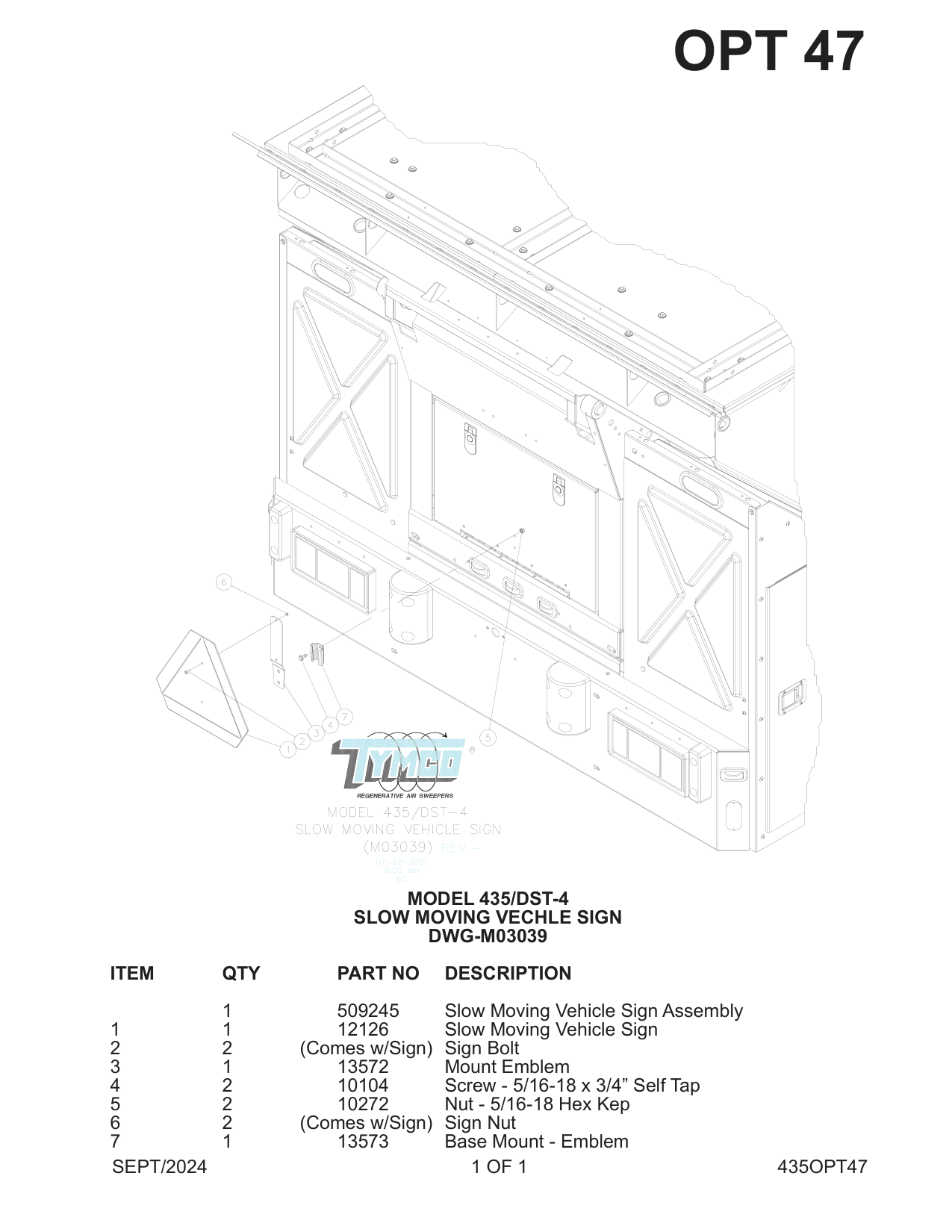 SLOW MOVING VECHLE SIGN