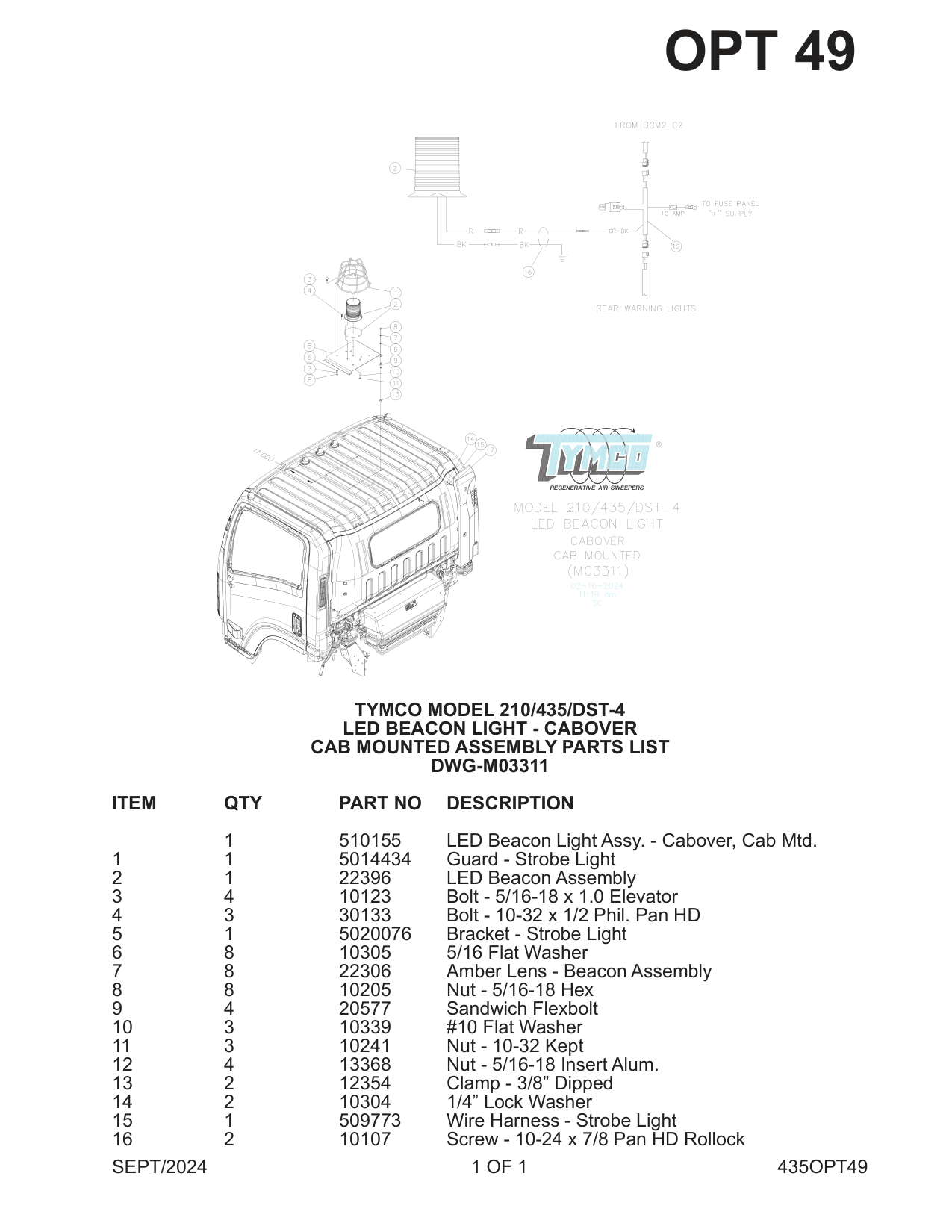 CAB MOUNTED Assembly