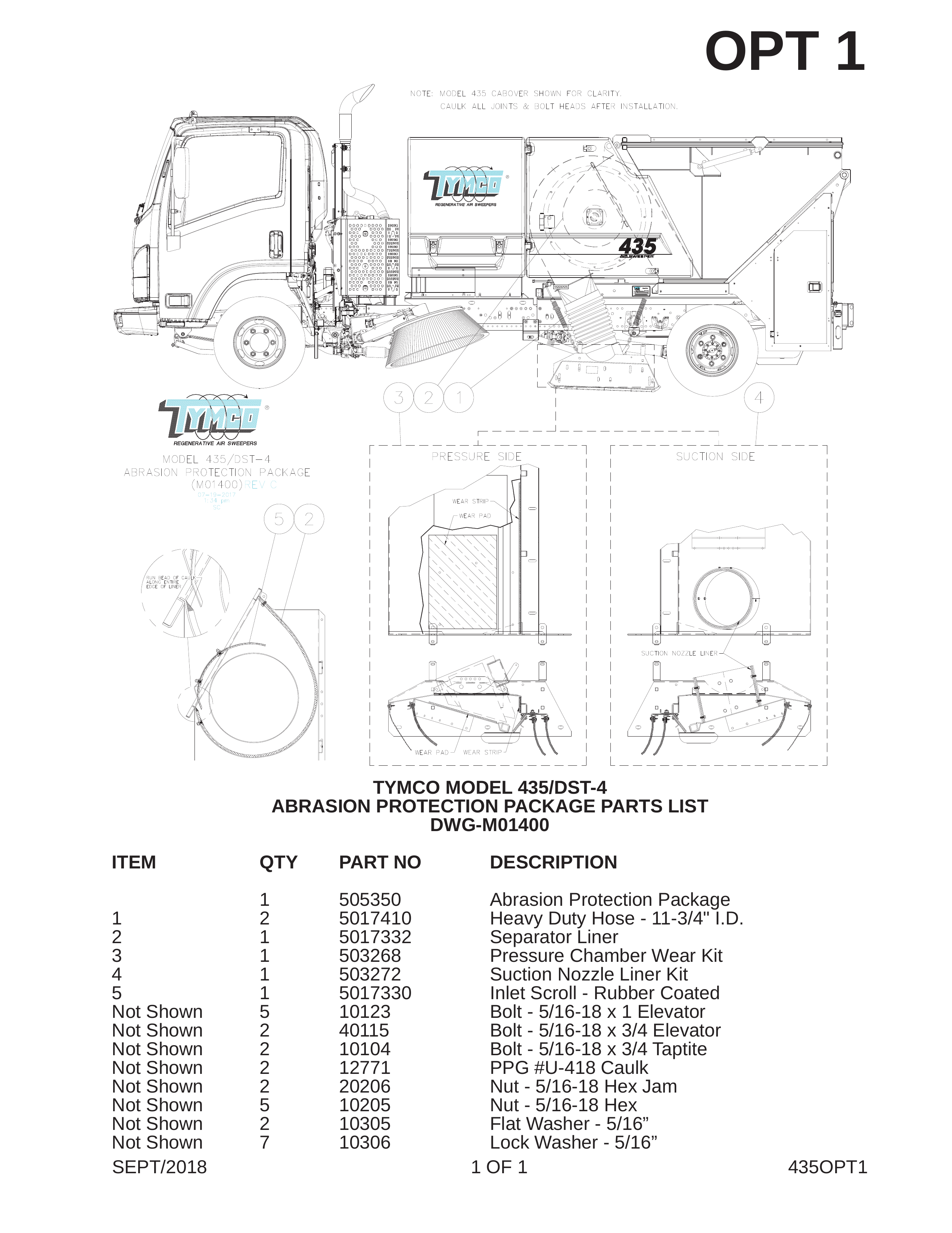 TYMCO MODEL 435/DST-4