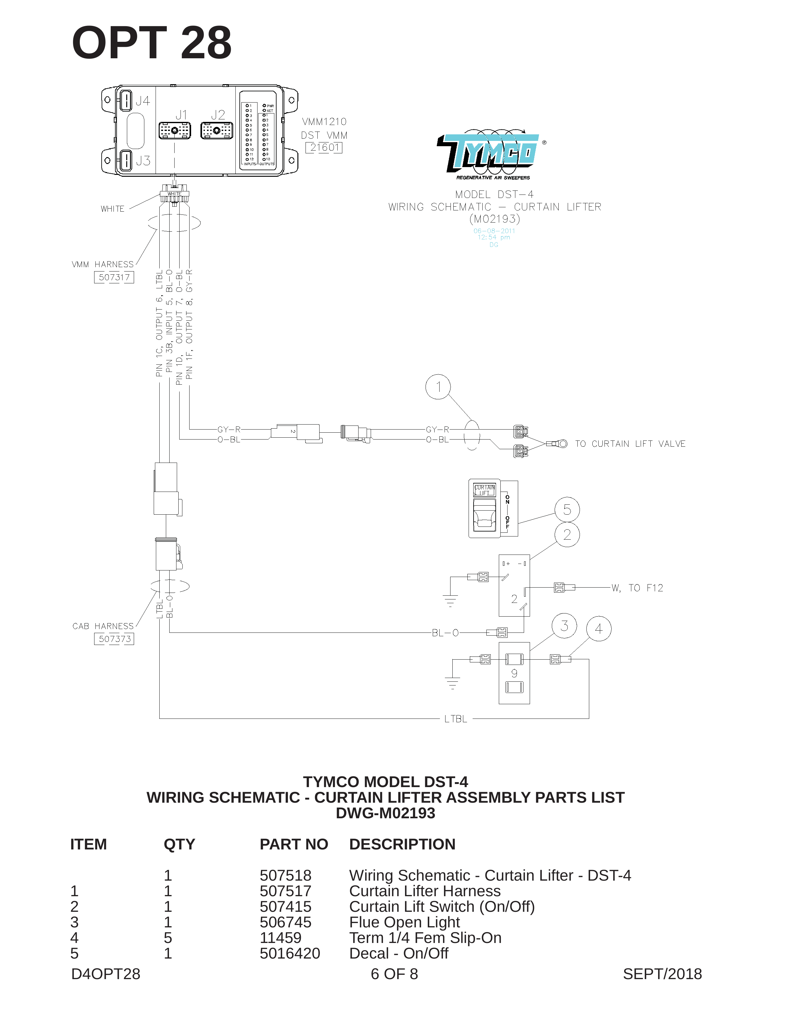 TYMCO MODEL DST-4