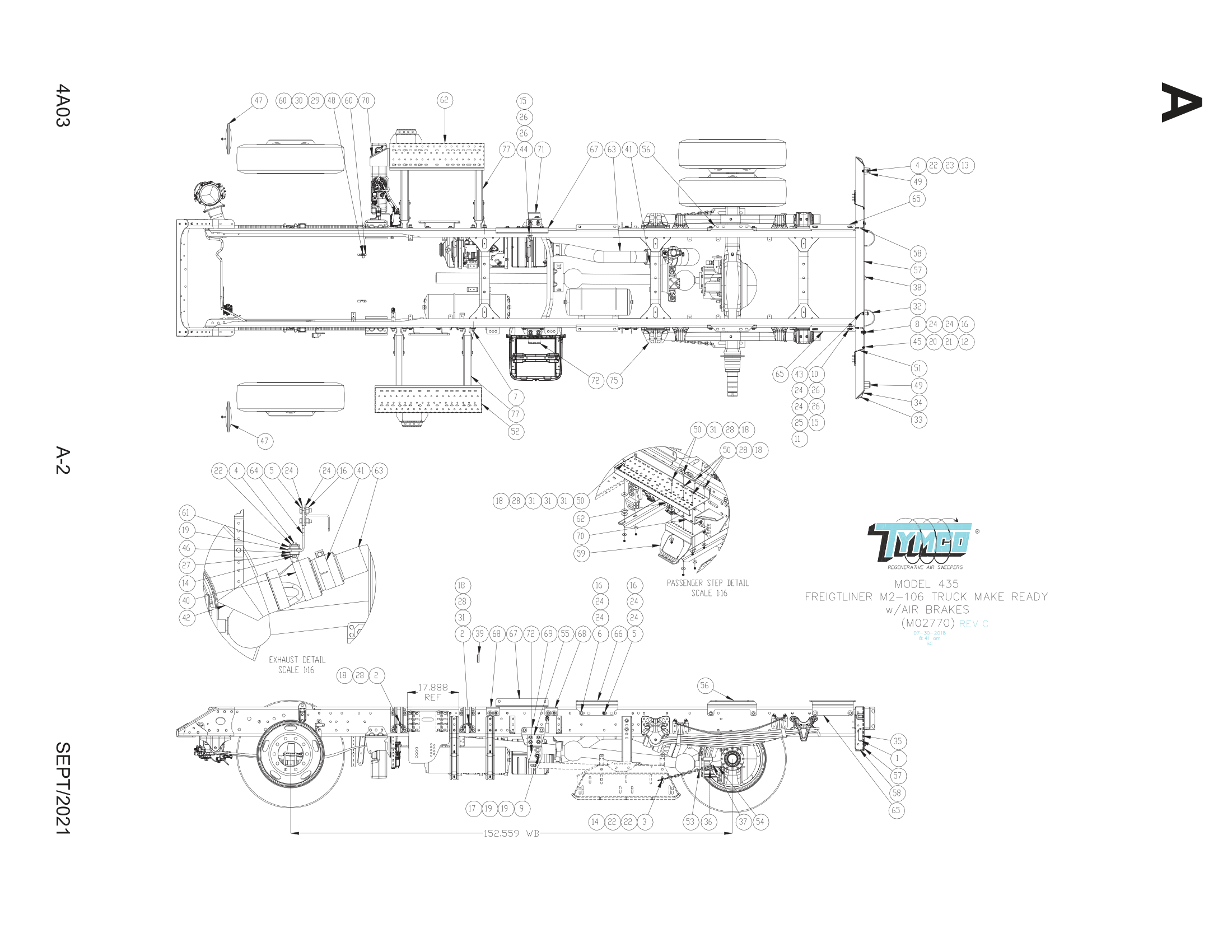 FREIGHTLINER M2-106 W/AIR BRAKES TRUCK MAKE READY