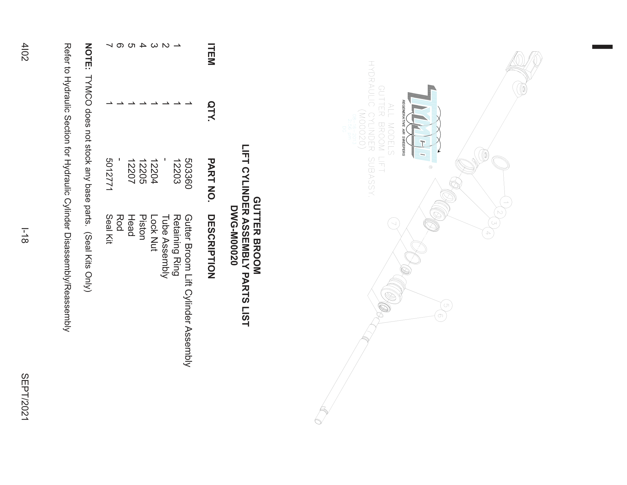 LIFT CYLINDER ASSEMBLY
