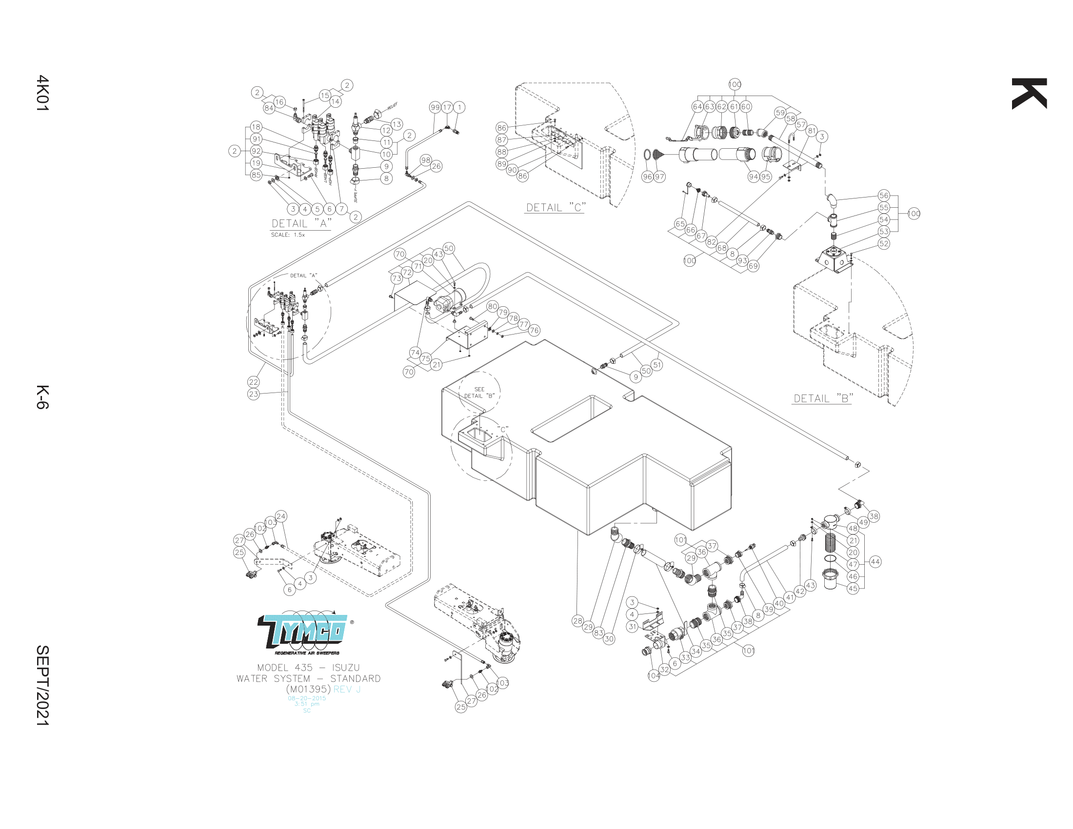 CABOVER - ELECTRIC PUMP WATER SYSTEM