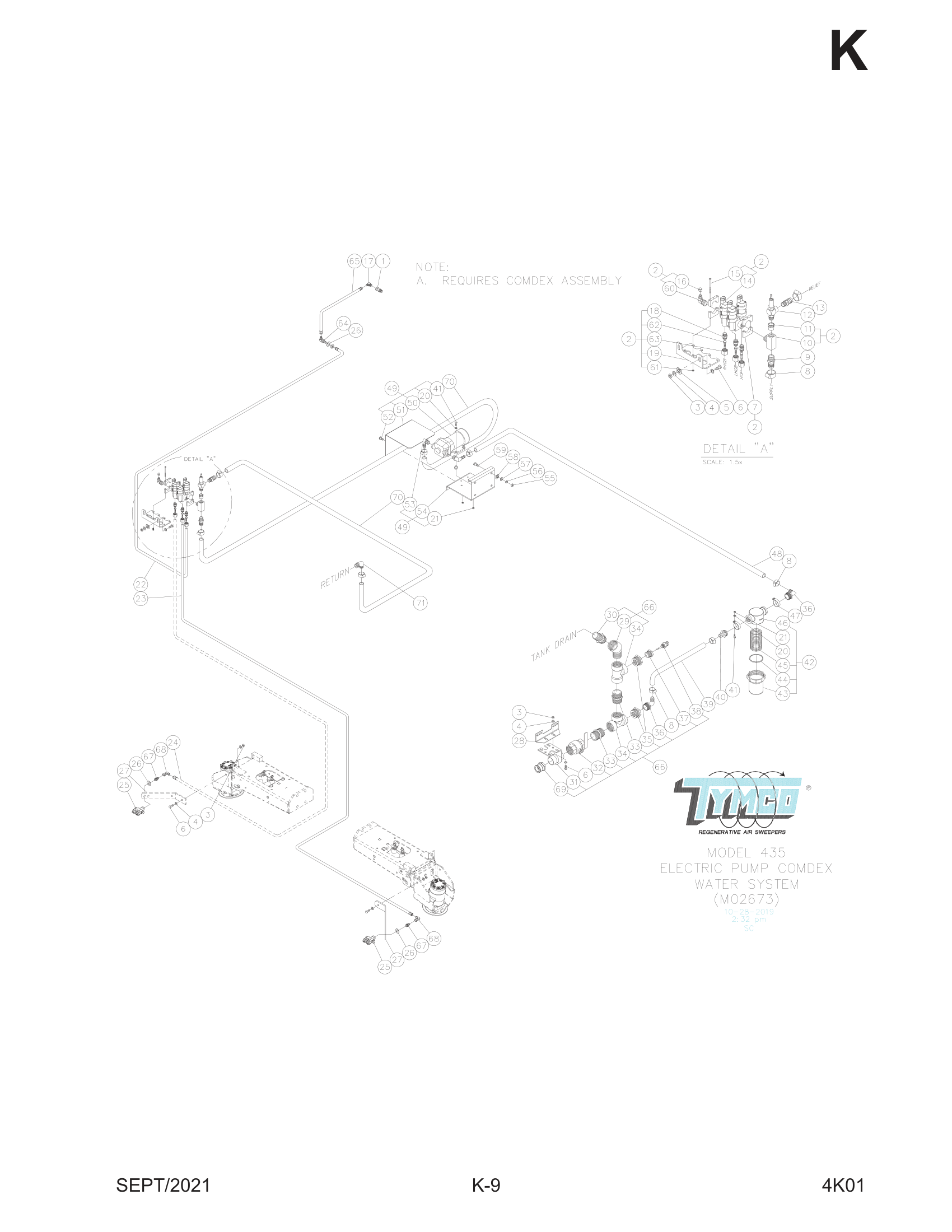 CABOVER - ELECTRIC PUMP COMDEX WATER SYSTEM