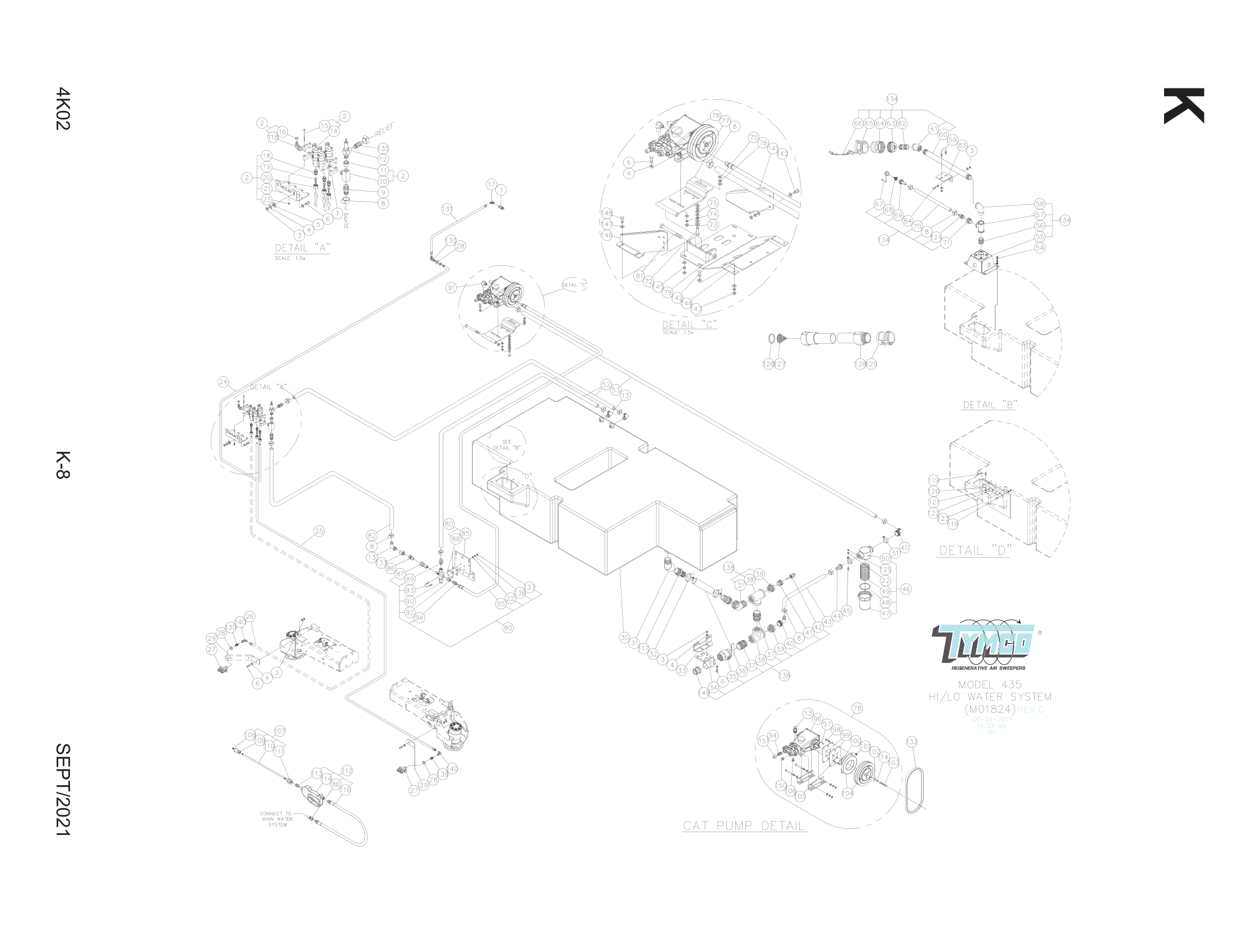 150 GALLON HI/LO WATER SYSTEM