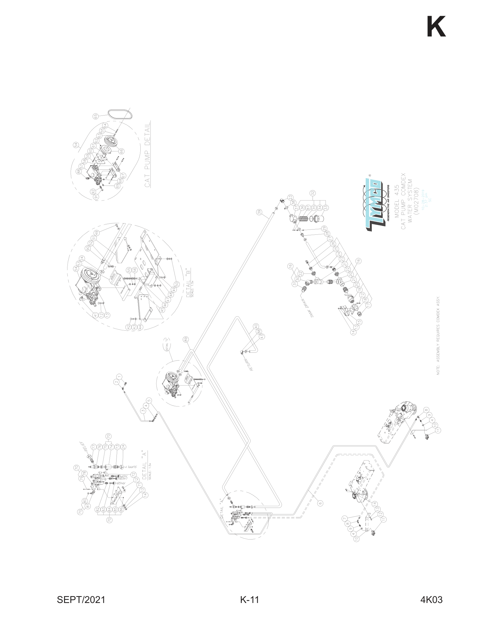 COMDEX CAT PUMP WATER SYSTEM