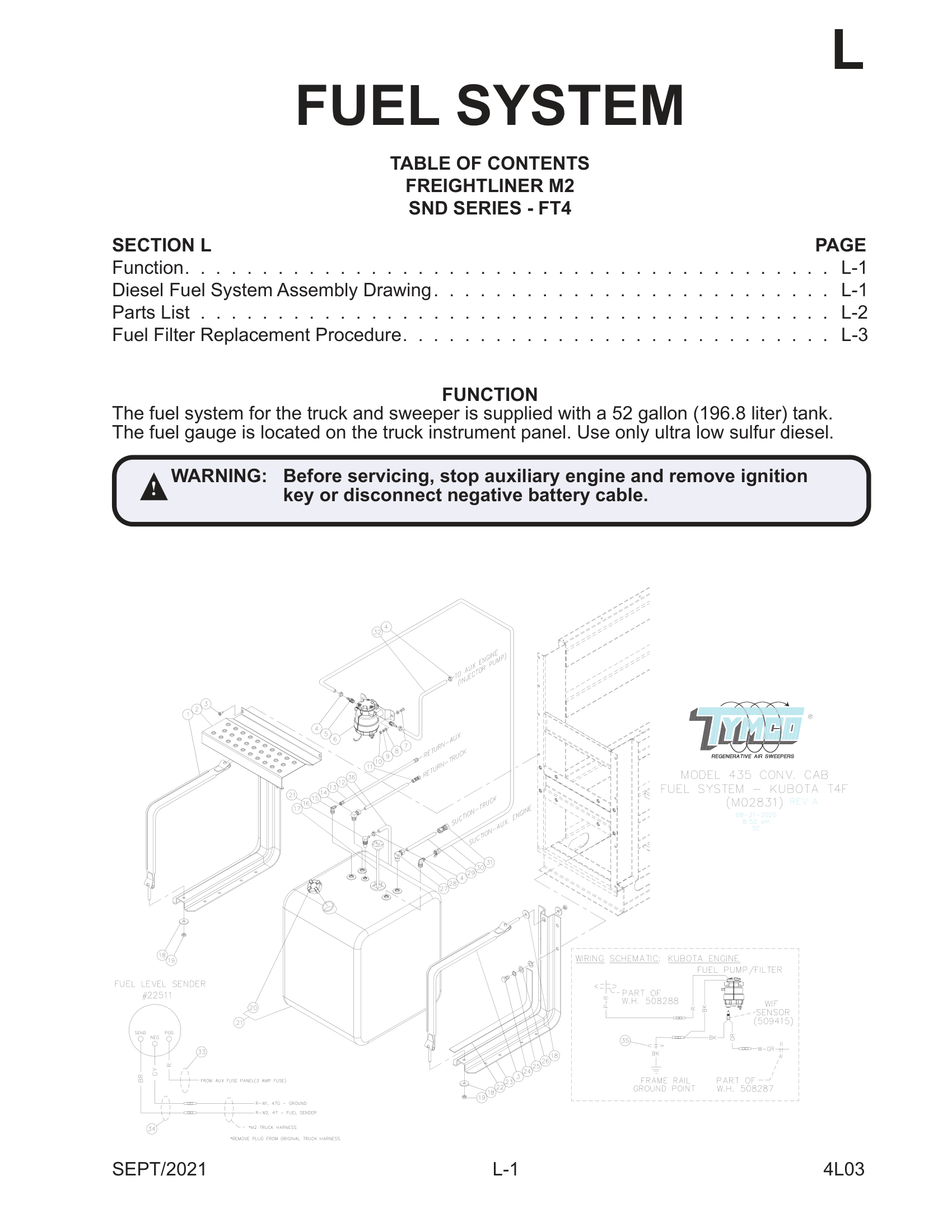 DIESEL FUEL SYSTEM