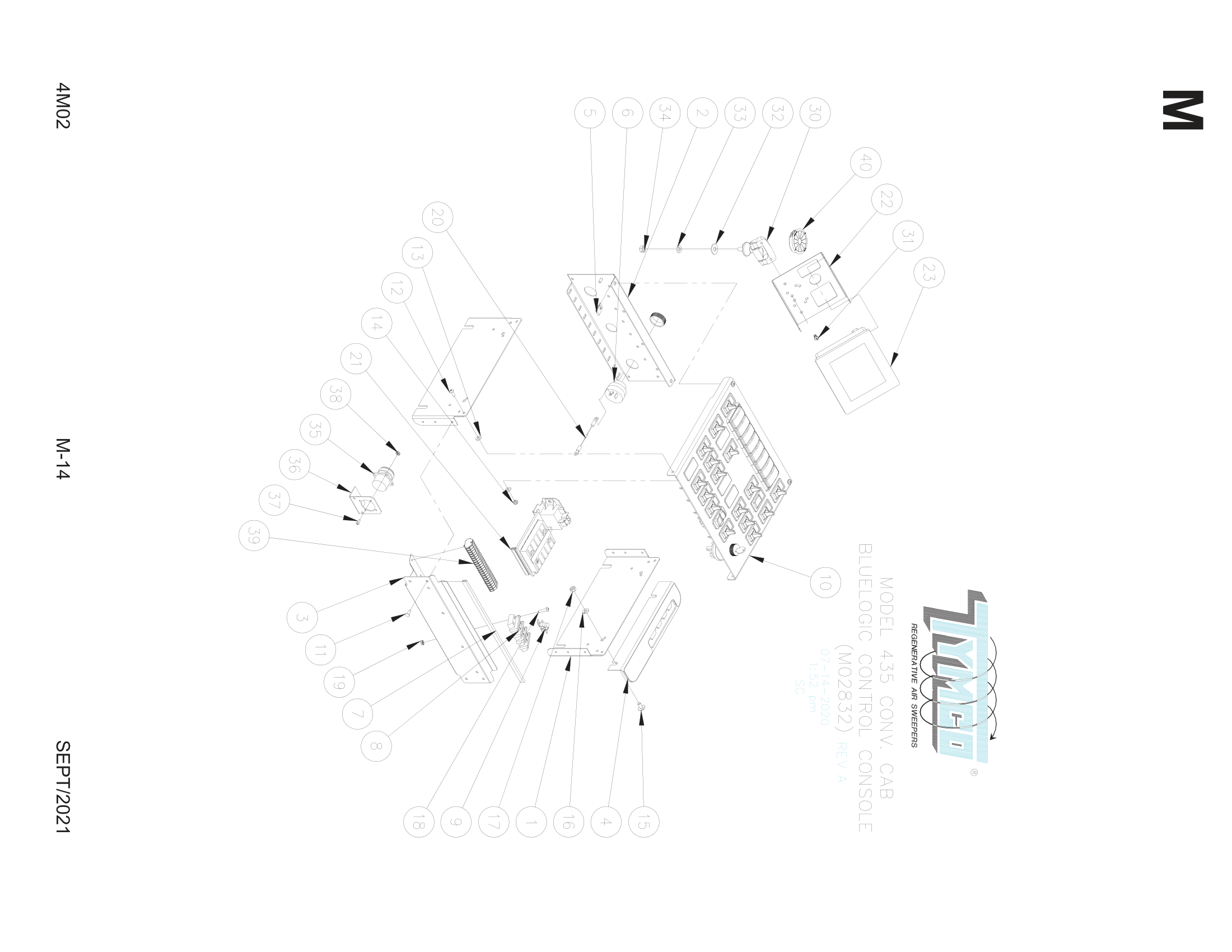 BLUELOGIC CONTROL CONSOLE ASSEMBLY