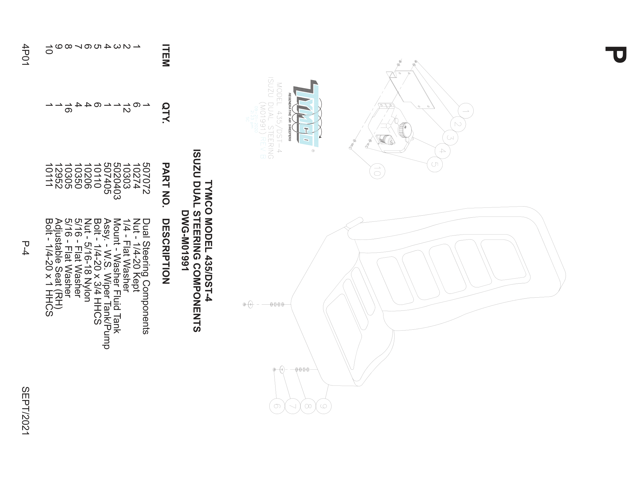 ISUZU DUAL STEERING COMPONENTS