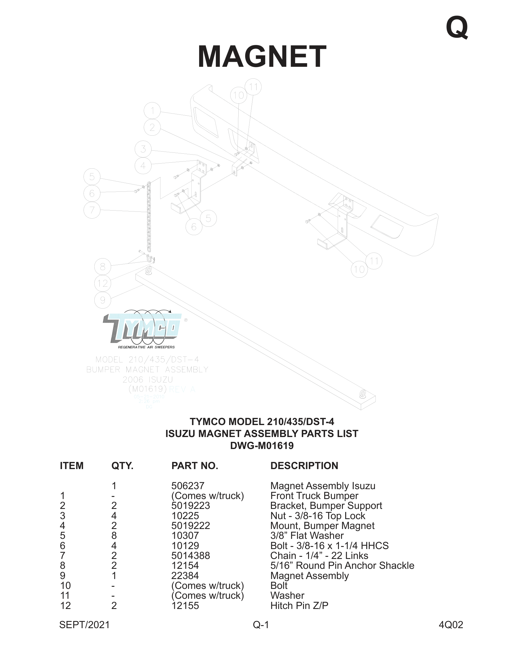 ISUZU MAGNET ASSEMBLY