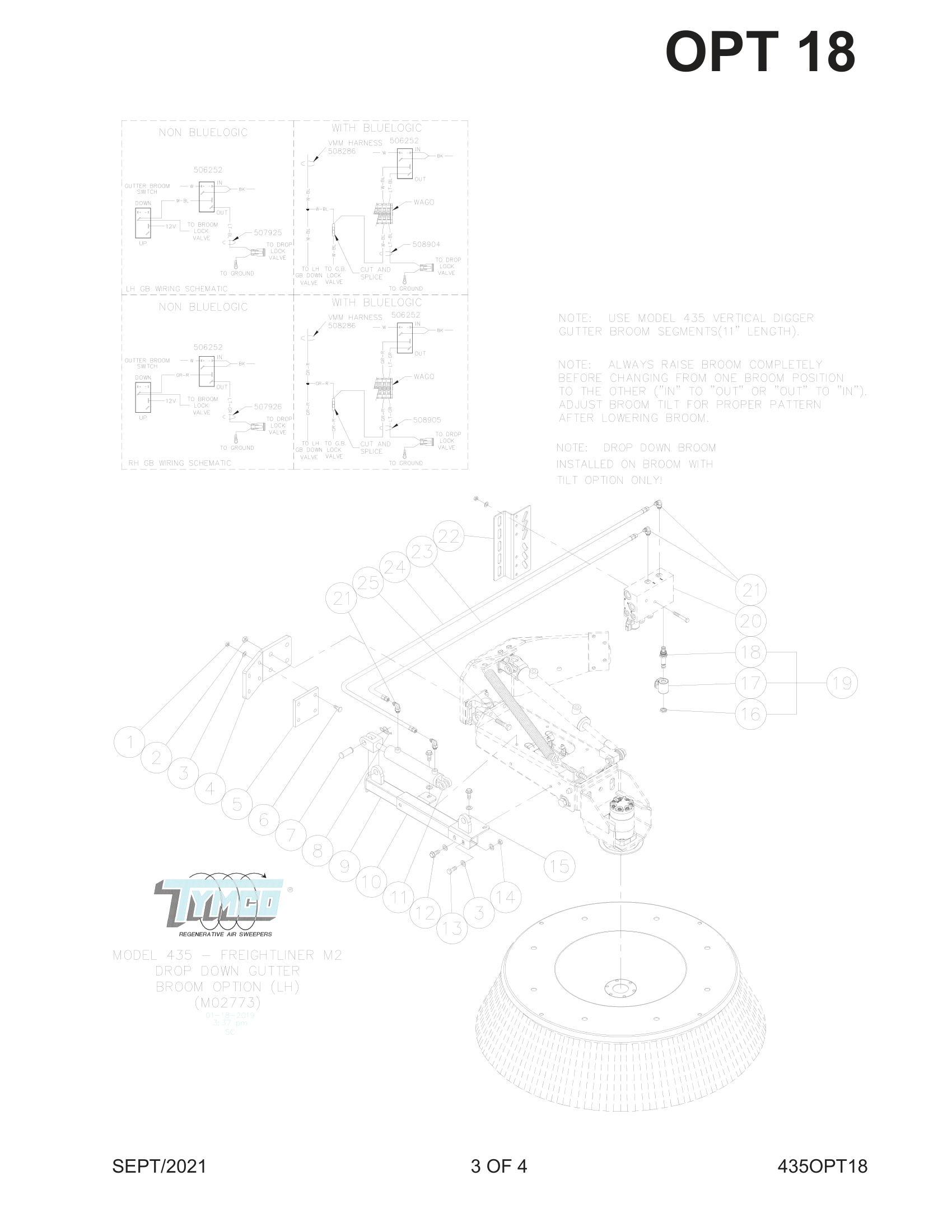 DROP DOWN GUTTER BROOM OPTION