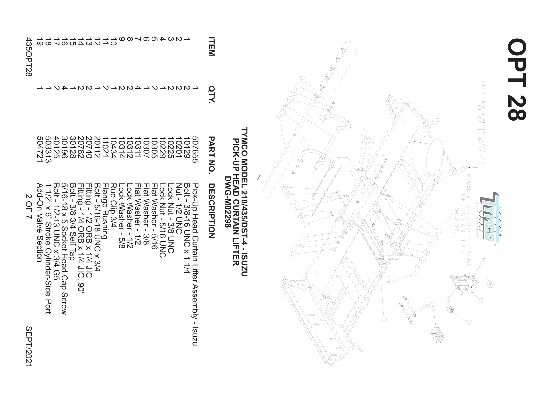 PICK-UP HEAD CURTAIN LIFTER