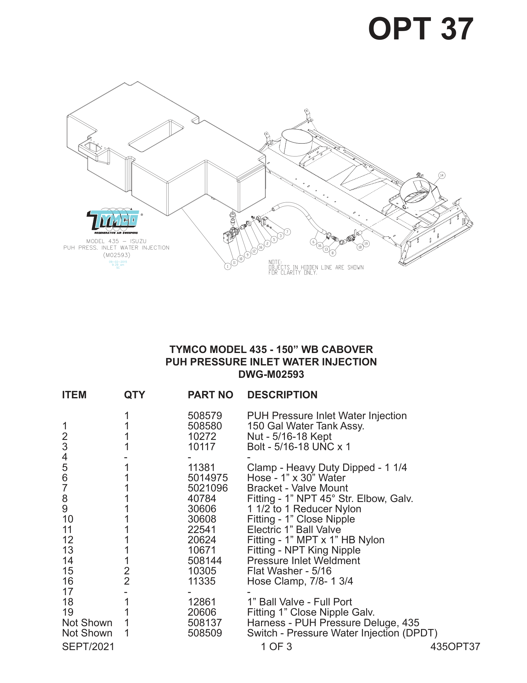 PUH PRESSURE INLET WATER INJECTION