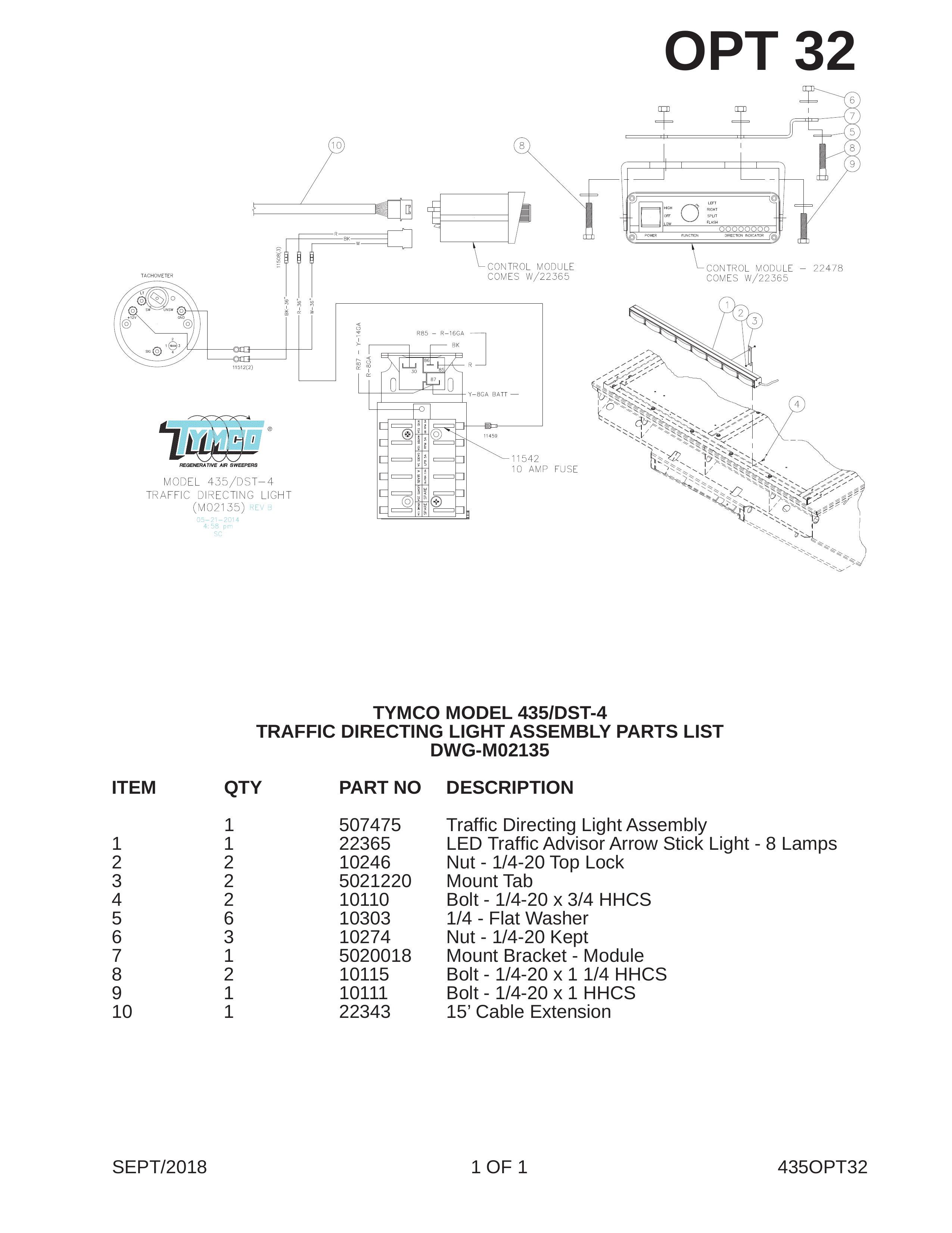 TYMCO MODEL 435/DST-4