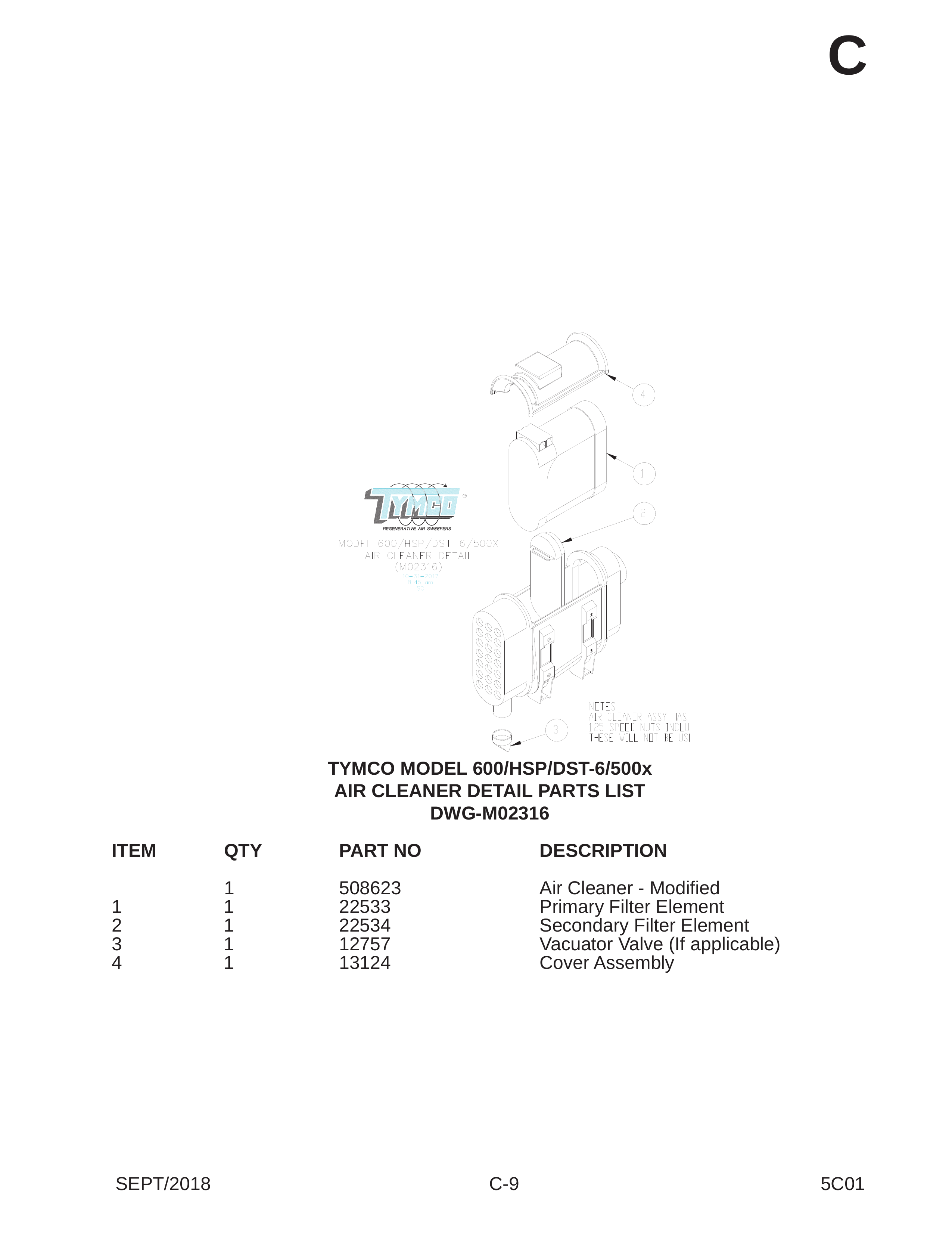 TYMCO MODEL 600/HSP/DST-6/500x