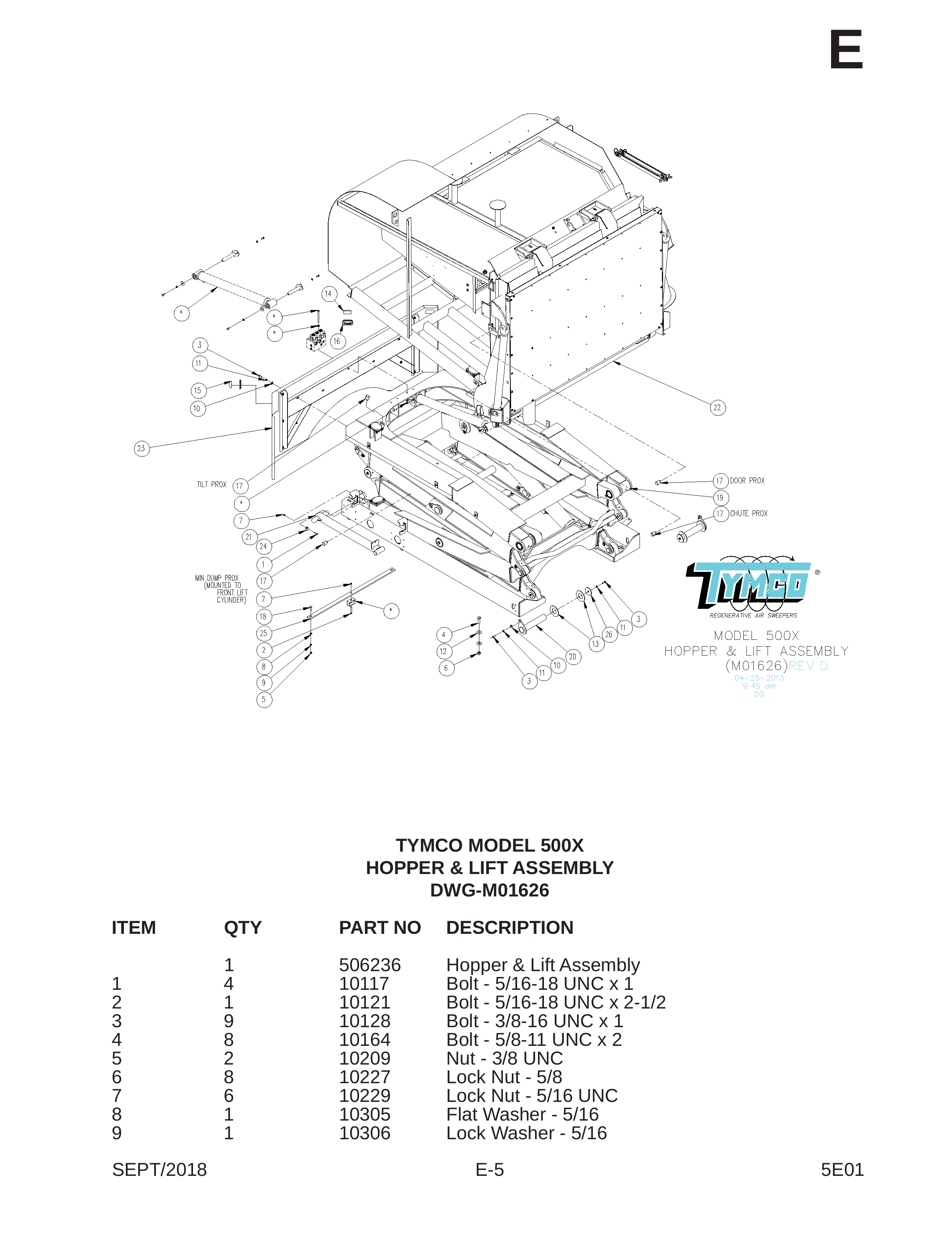 TYMCO MODEL 500X