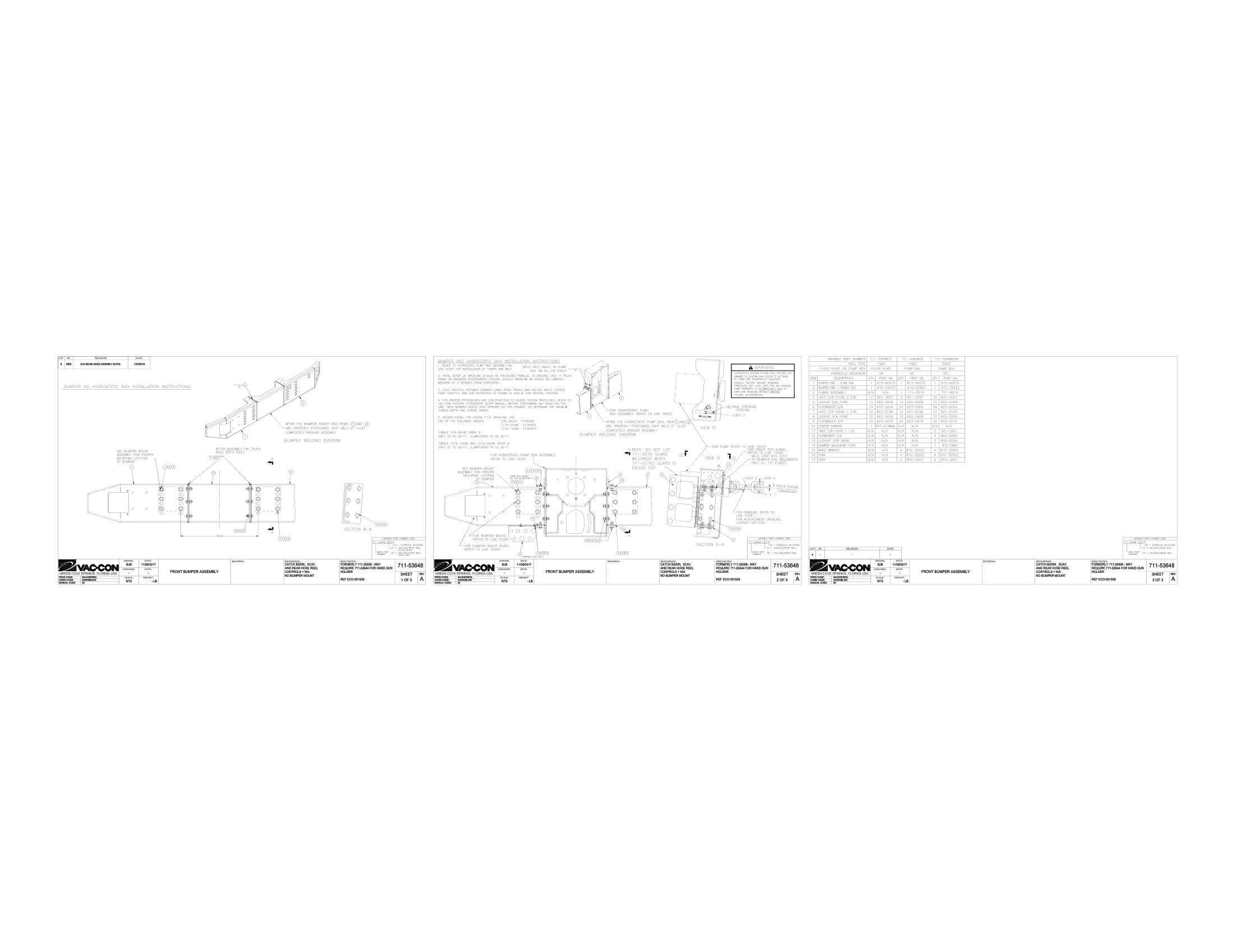 Hoist Frame Installation, (16 Yd. Debris Body)