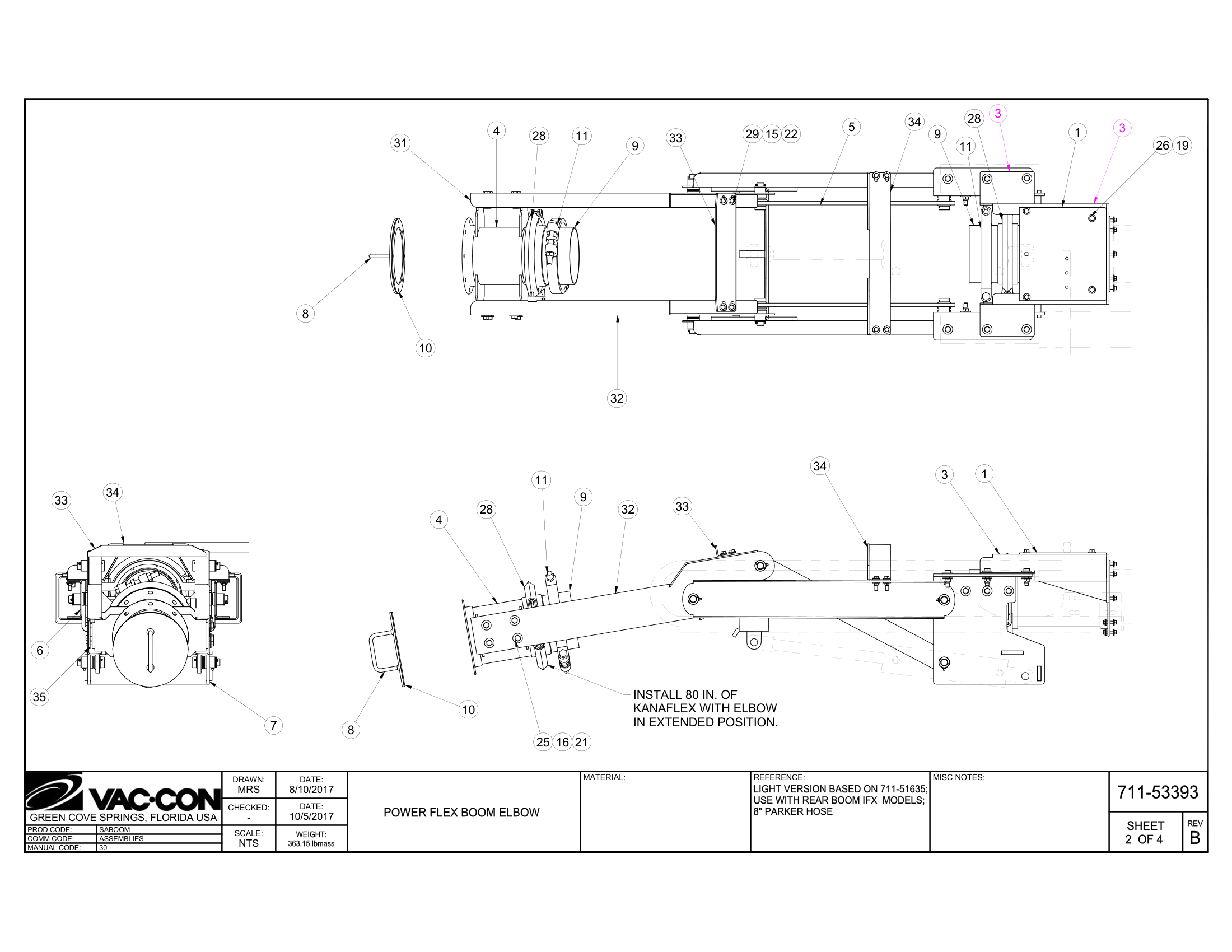 Debris Body - Transformation Duct Installation