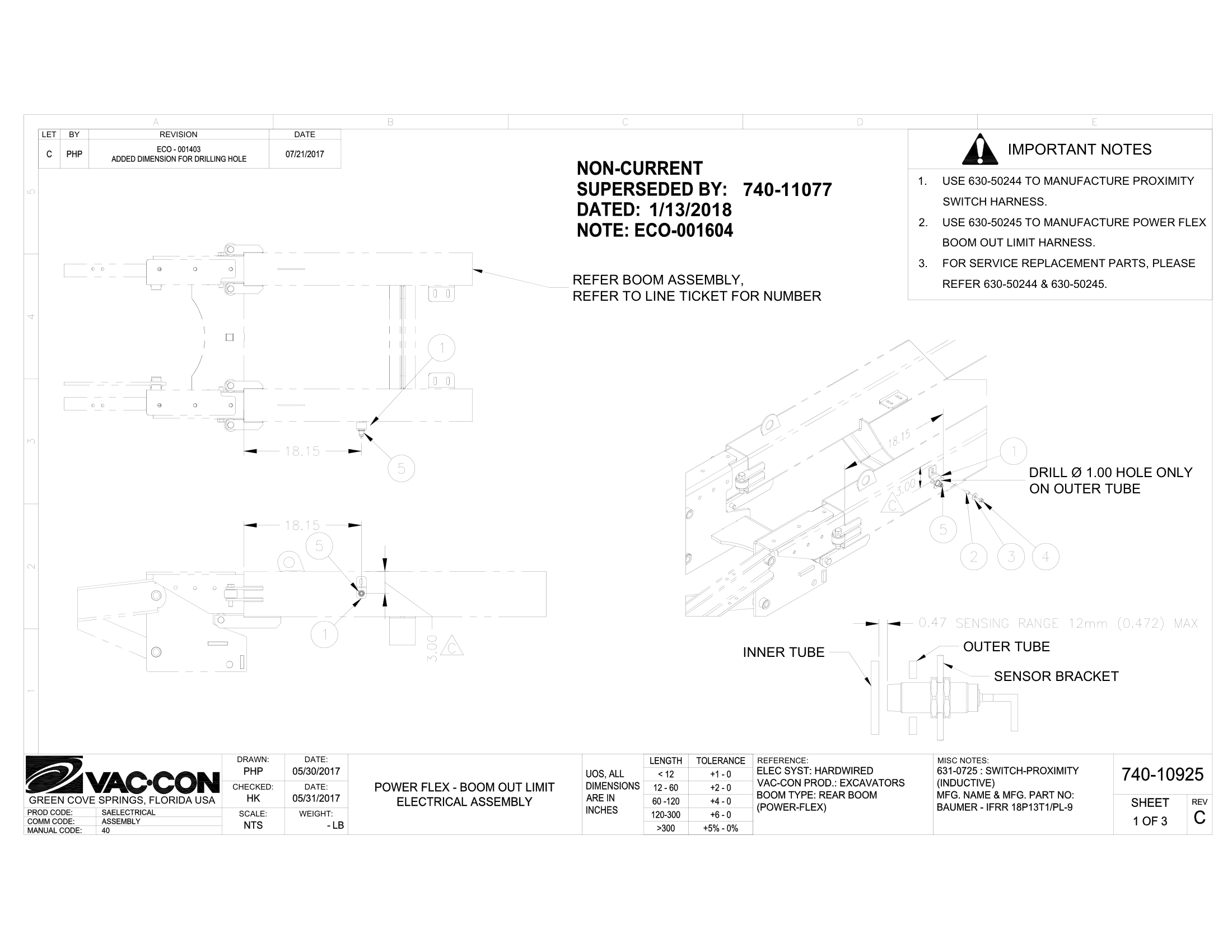 Rear Boom (pin-mount) Hydraulic Cylinder Installation (optional)