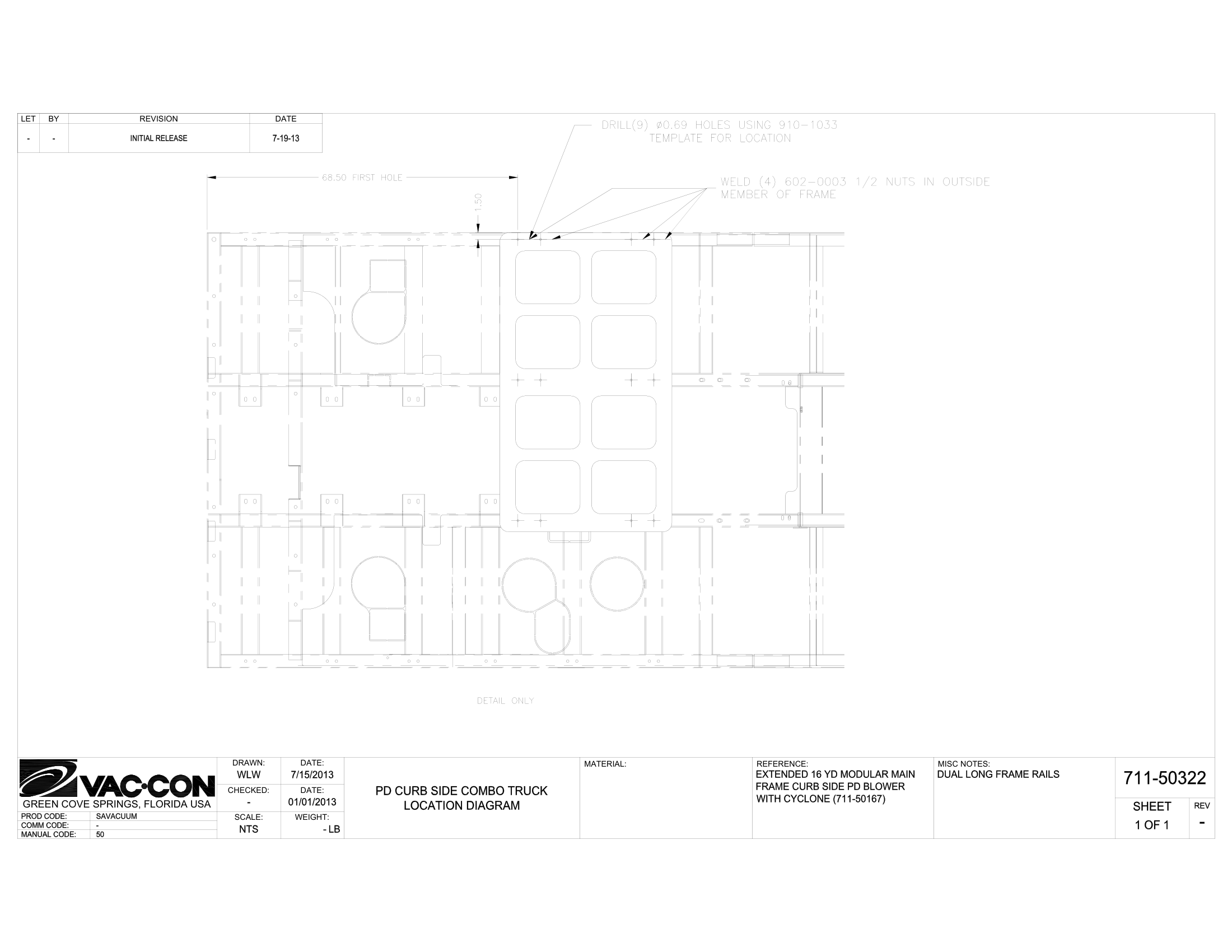 Debris Body Porthole Deflector Installation (optional)