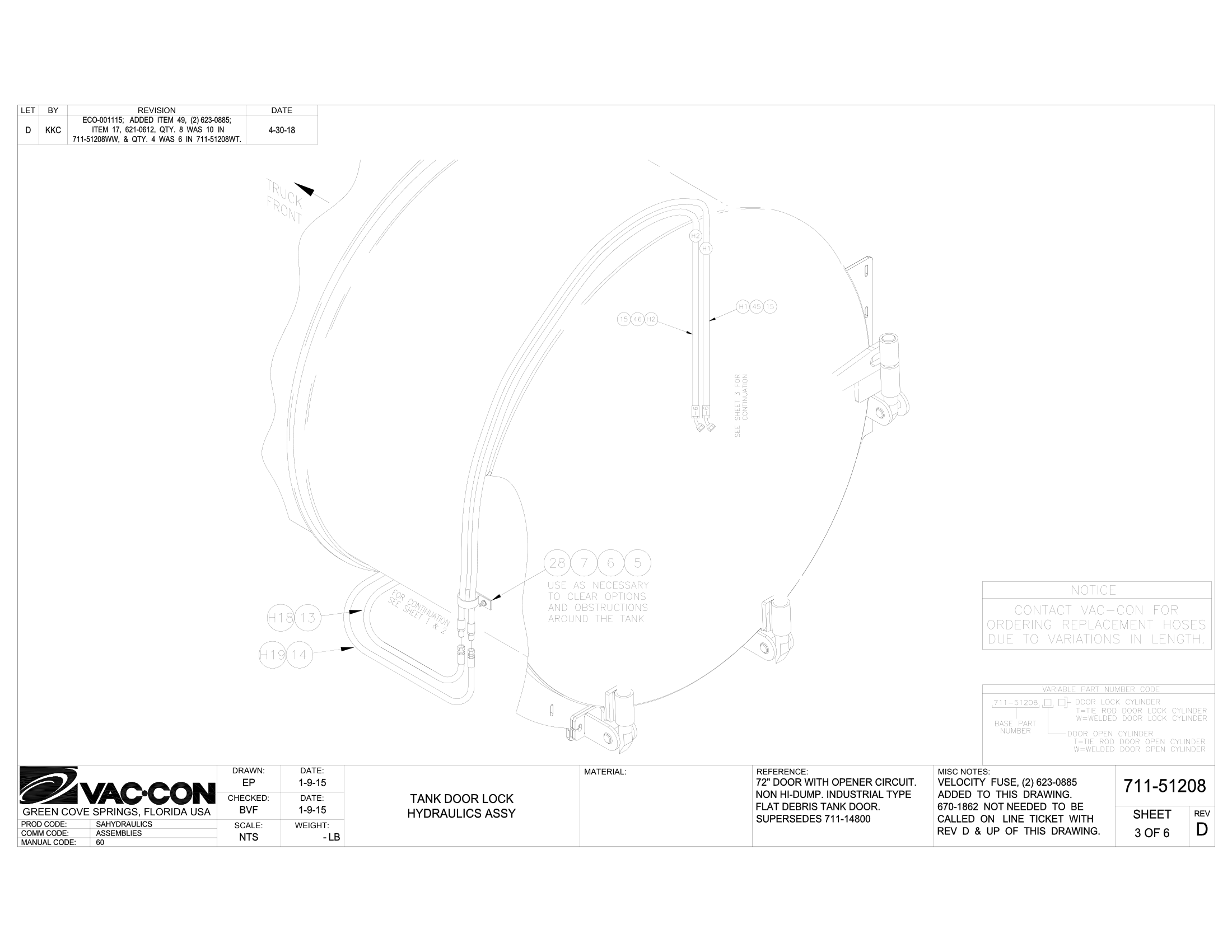 Blower Installation, (Super Sweep)