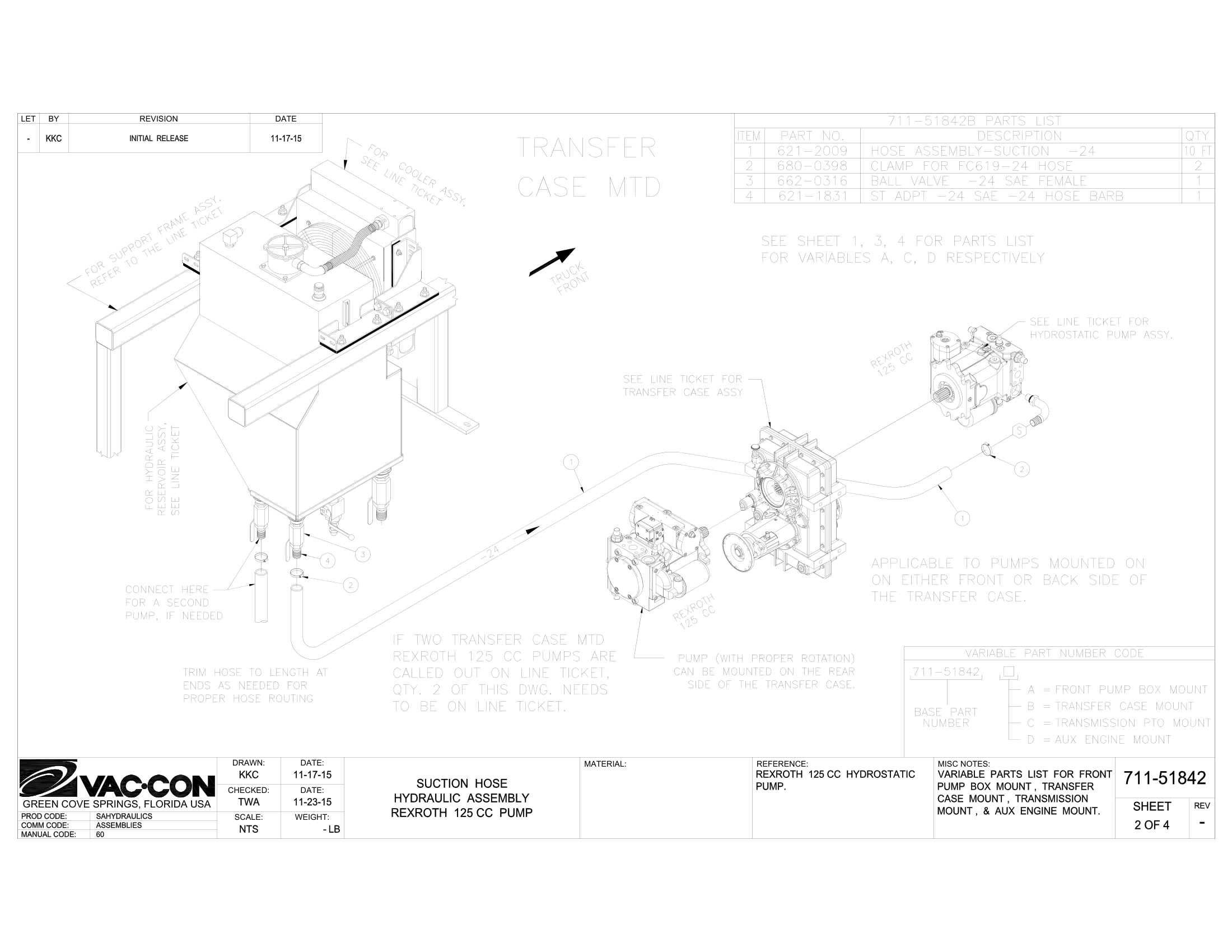 Transfer Case (Stiebel) Installation