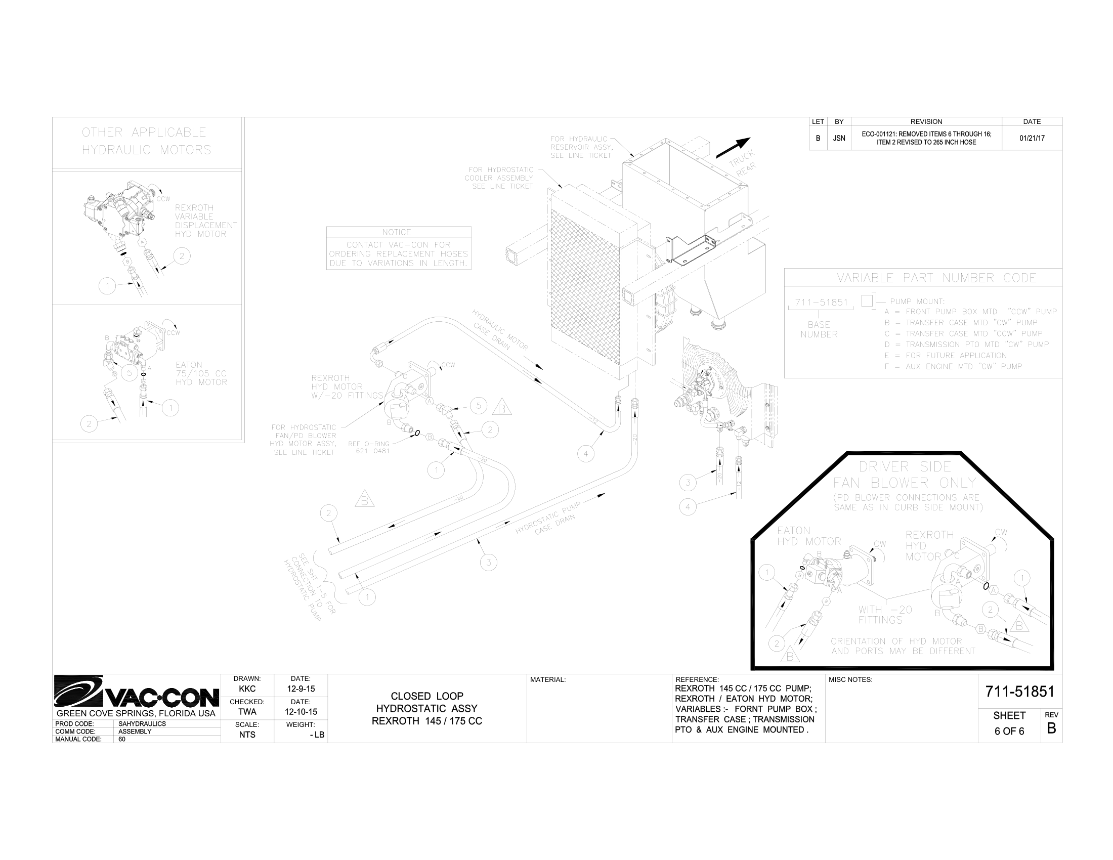 Transfer Case (OMSI) Installation, (Super Sweep)