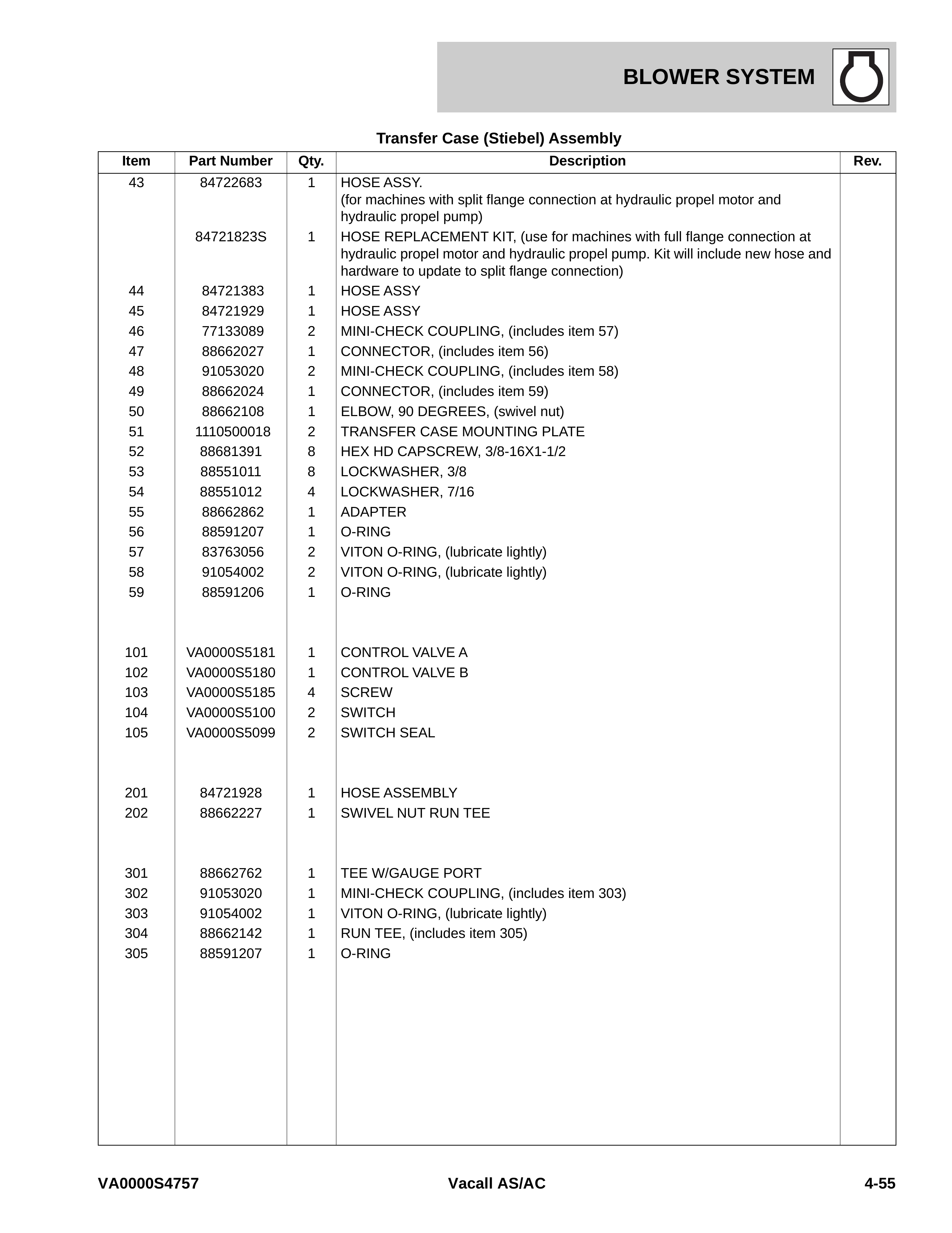 Transfer Case (Stiebel) Assembly