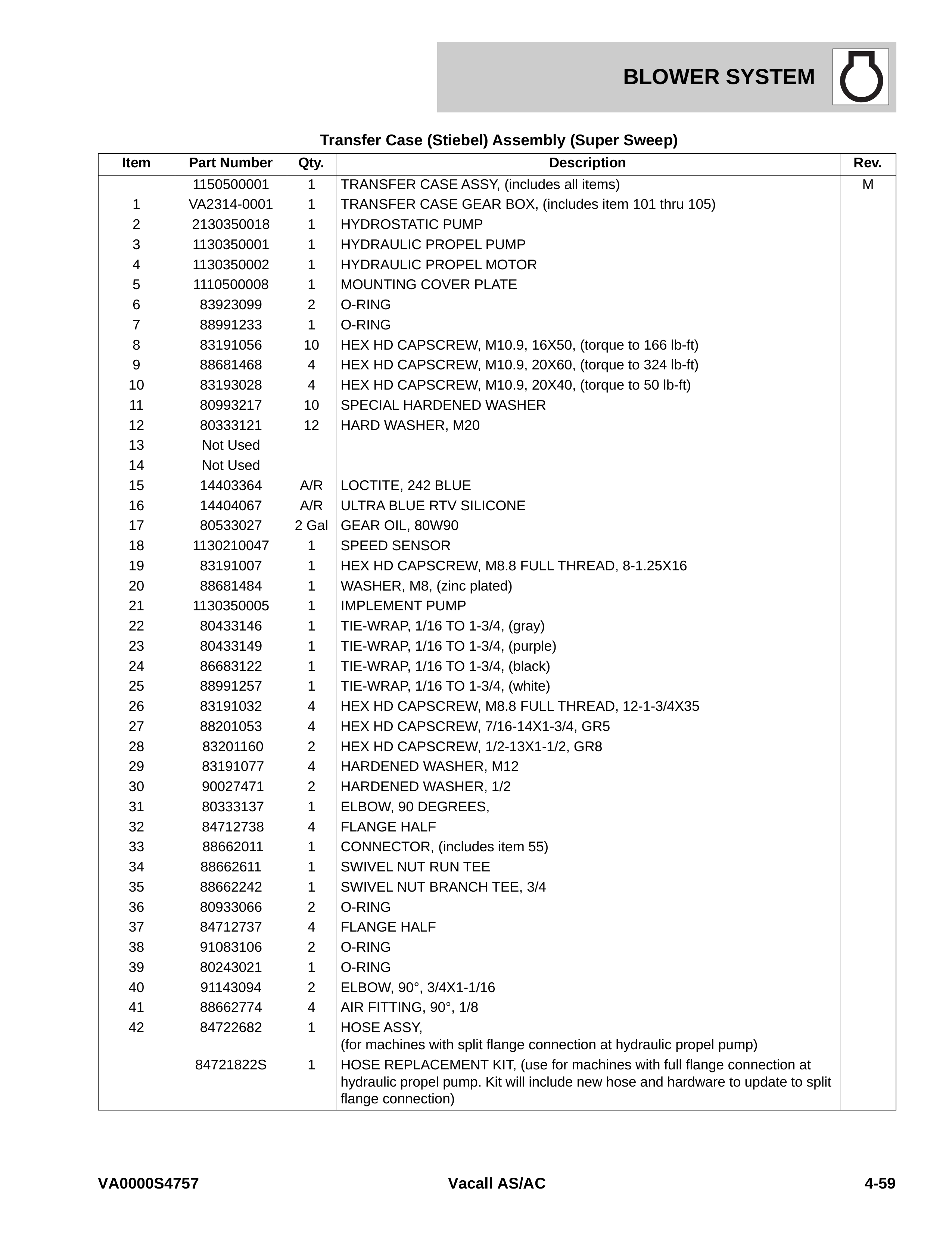 Transfer Case (Stiebel) Assembly (Super Sweep)