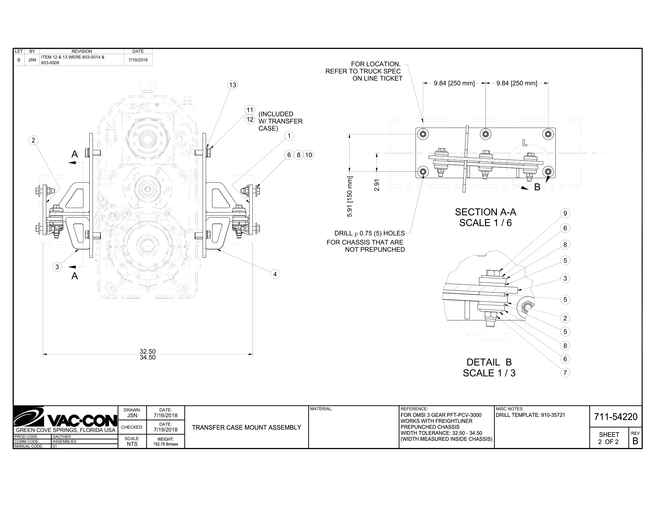 Water Tank Fill Piping Assembly