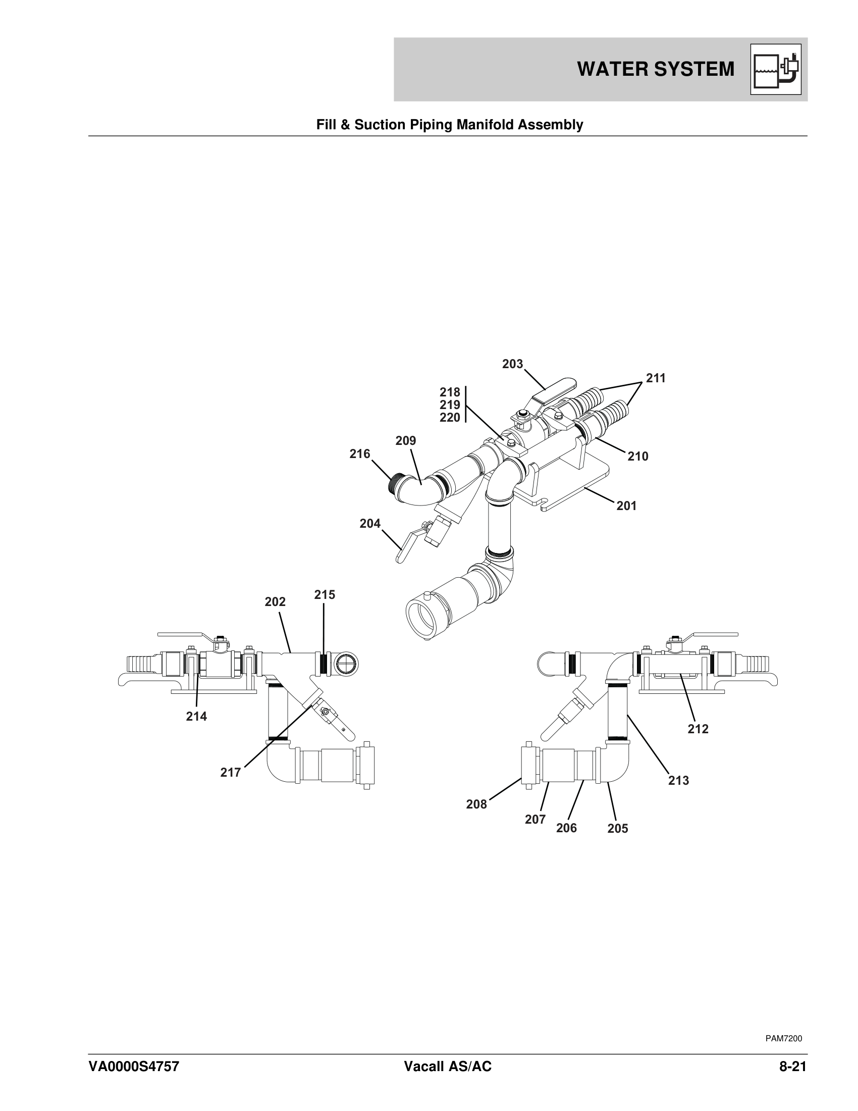 Fill & Suction Piping Manifold Assembly