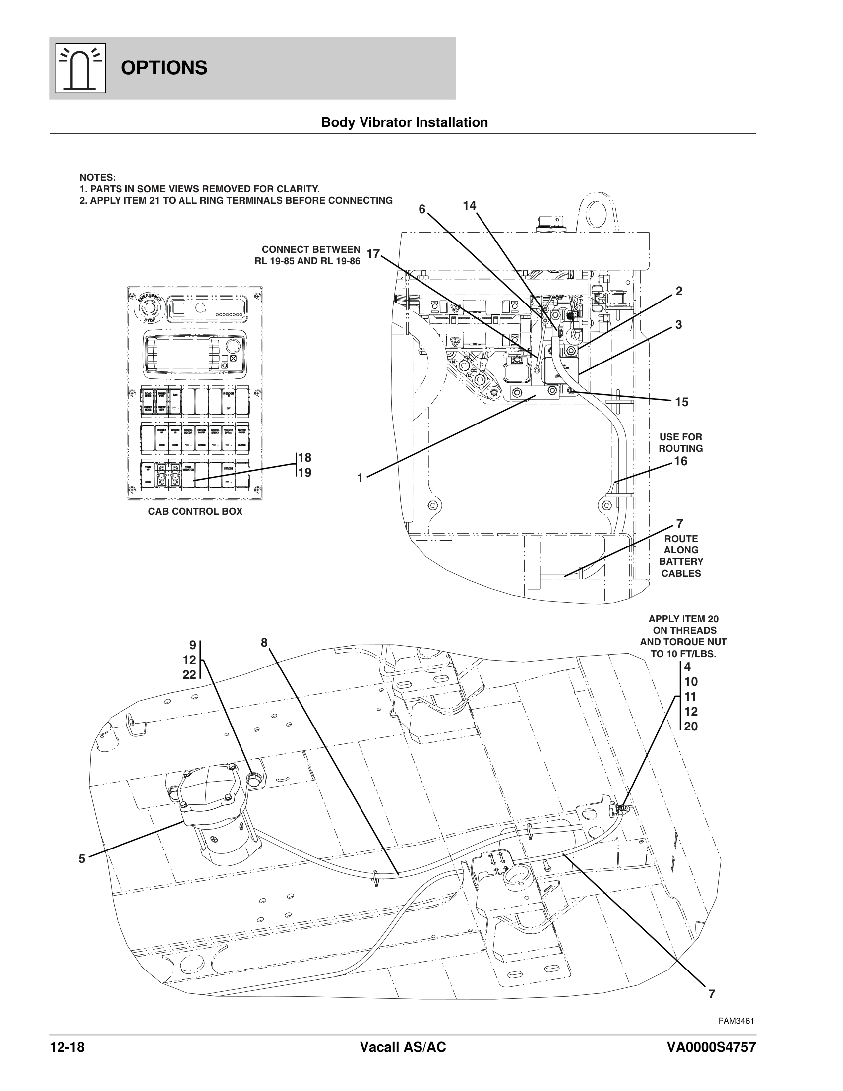 Body Vibrator Installation