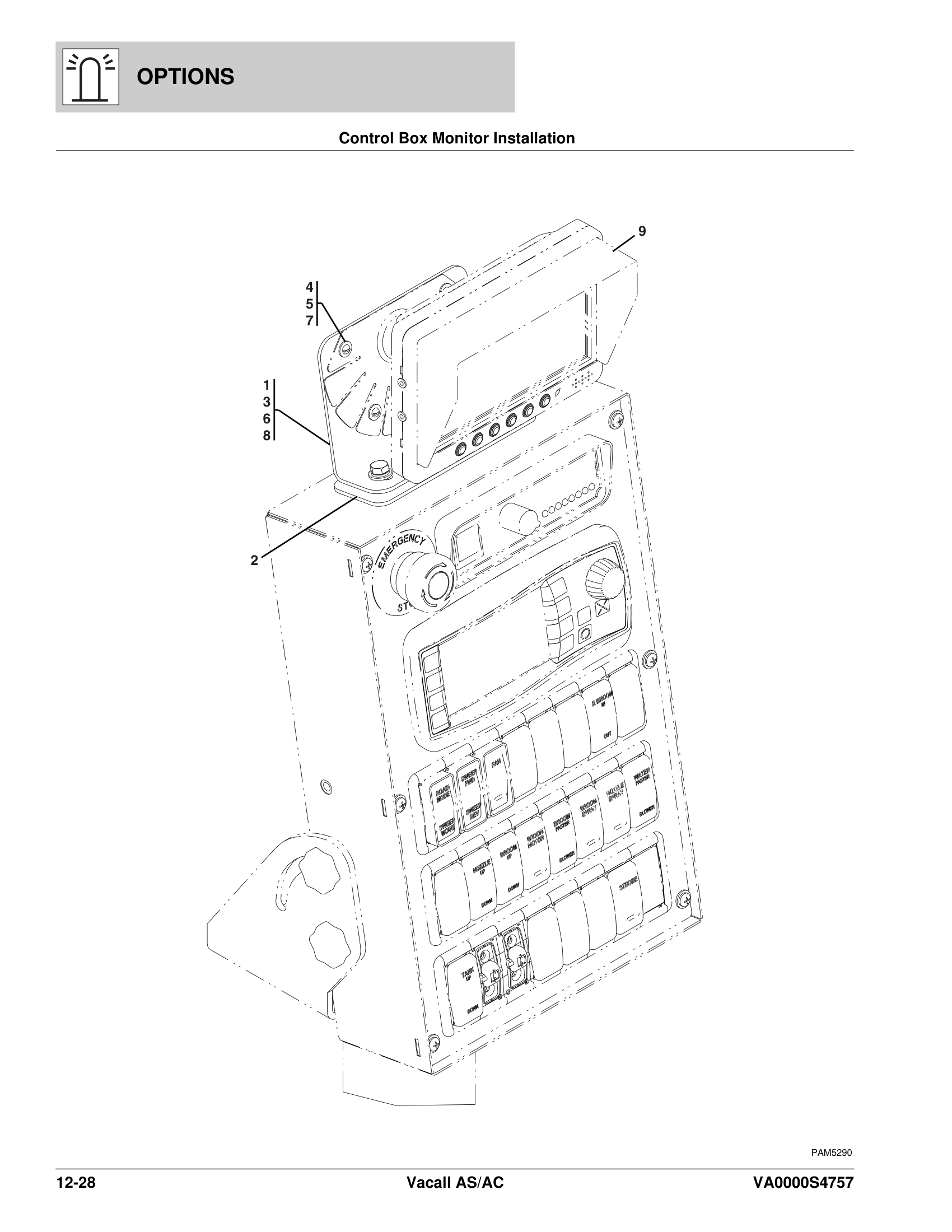 Control Box Monitor Installation