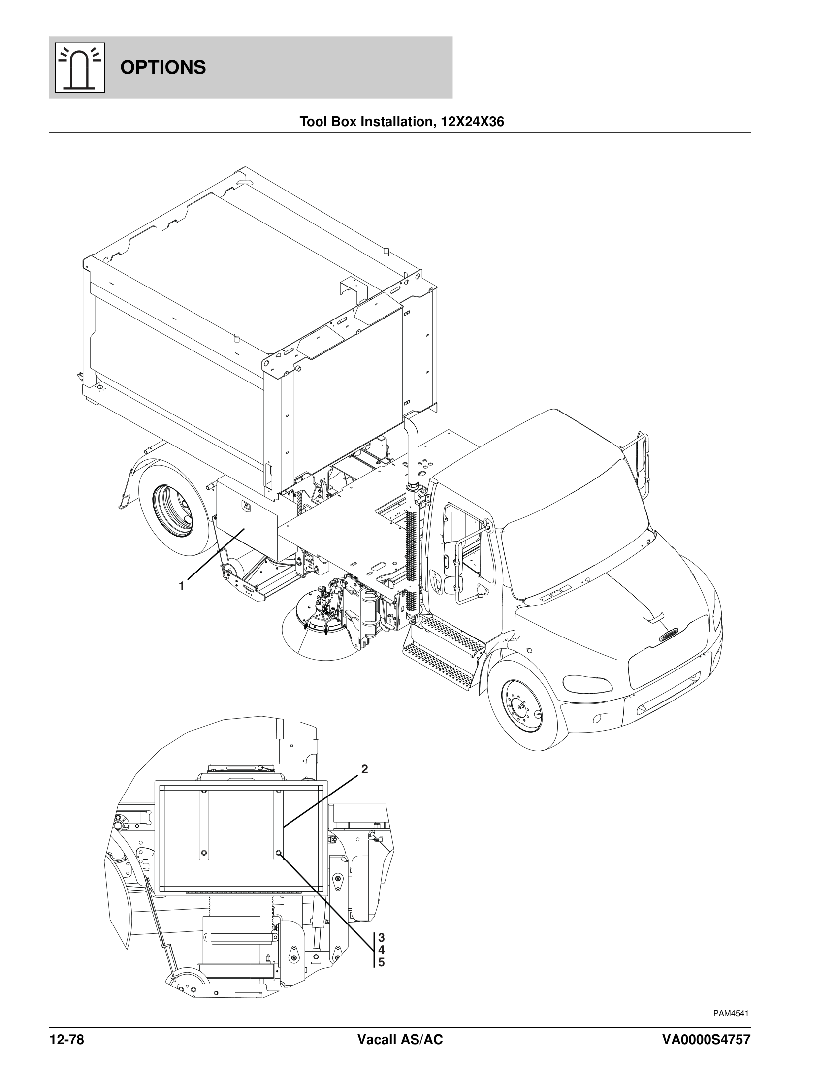 Tool Box Installation, 12X24X36