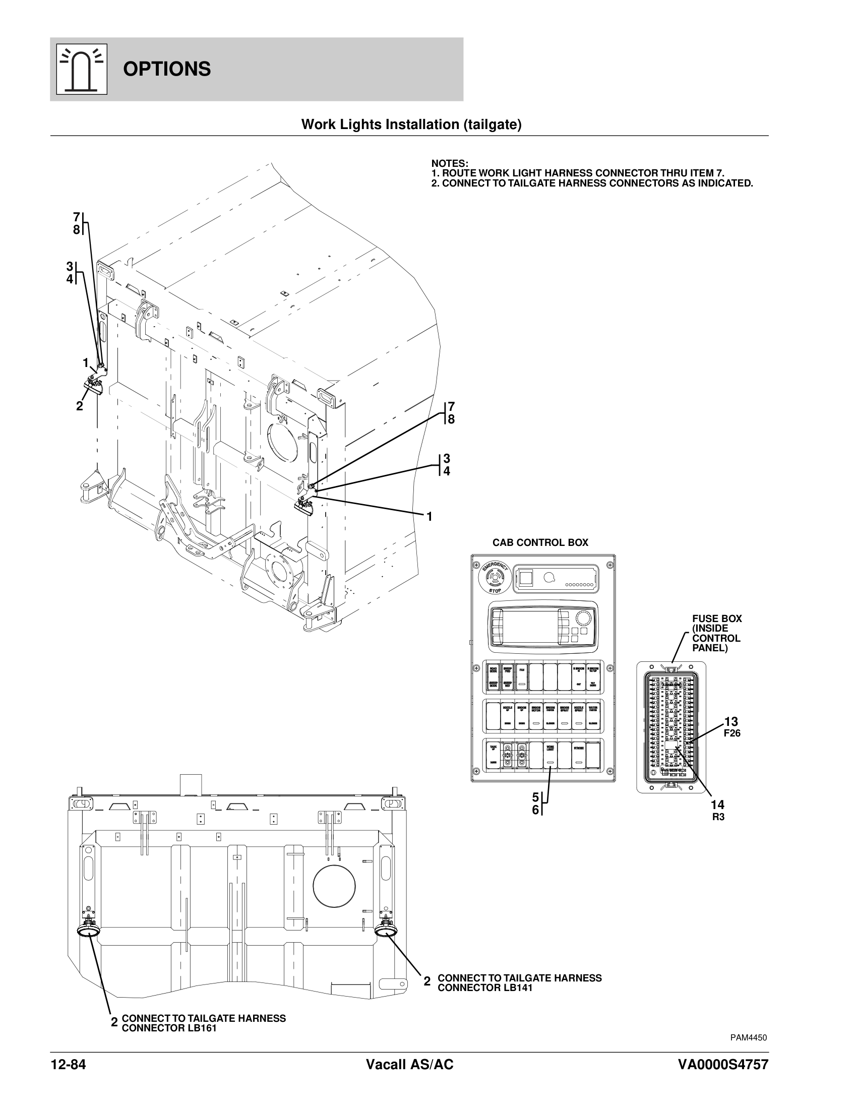 Work Lights Installation (tailgate)