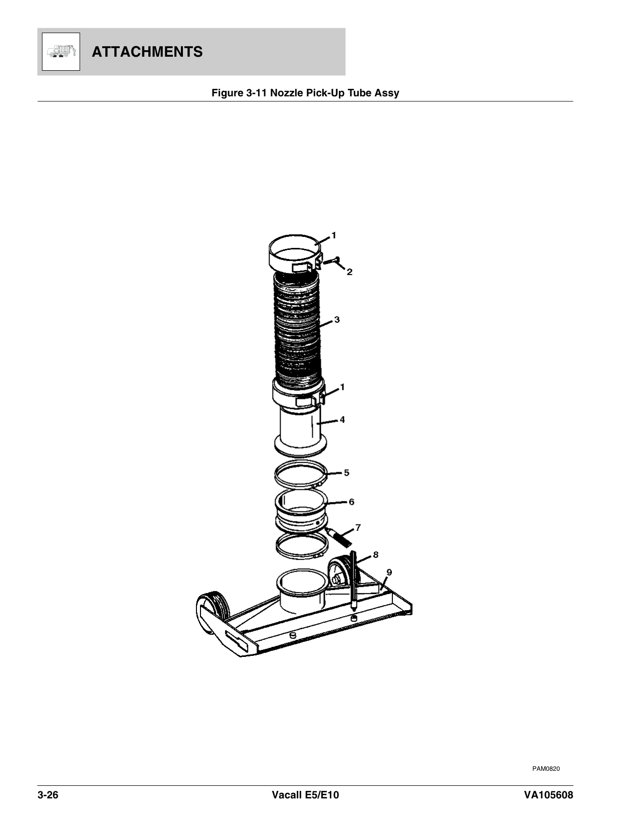 Nozzle Pick-Up Tube Assy