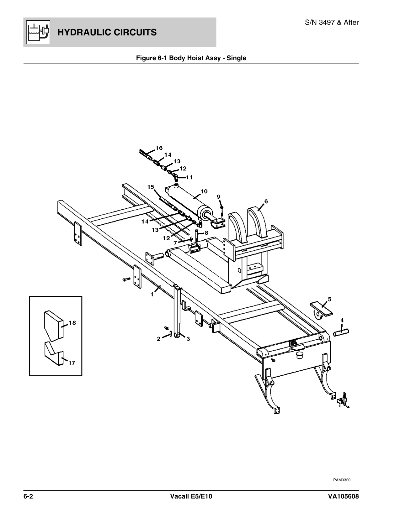 Body Hoist Assy - Single