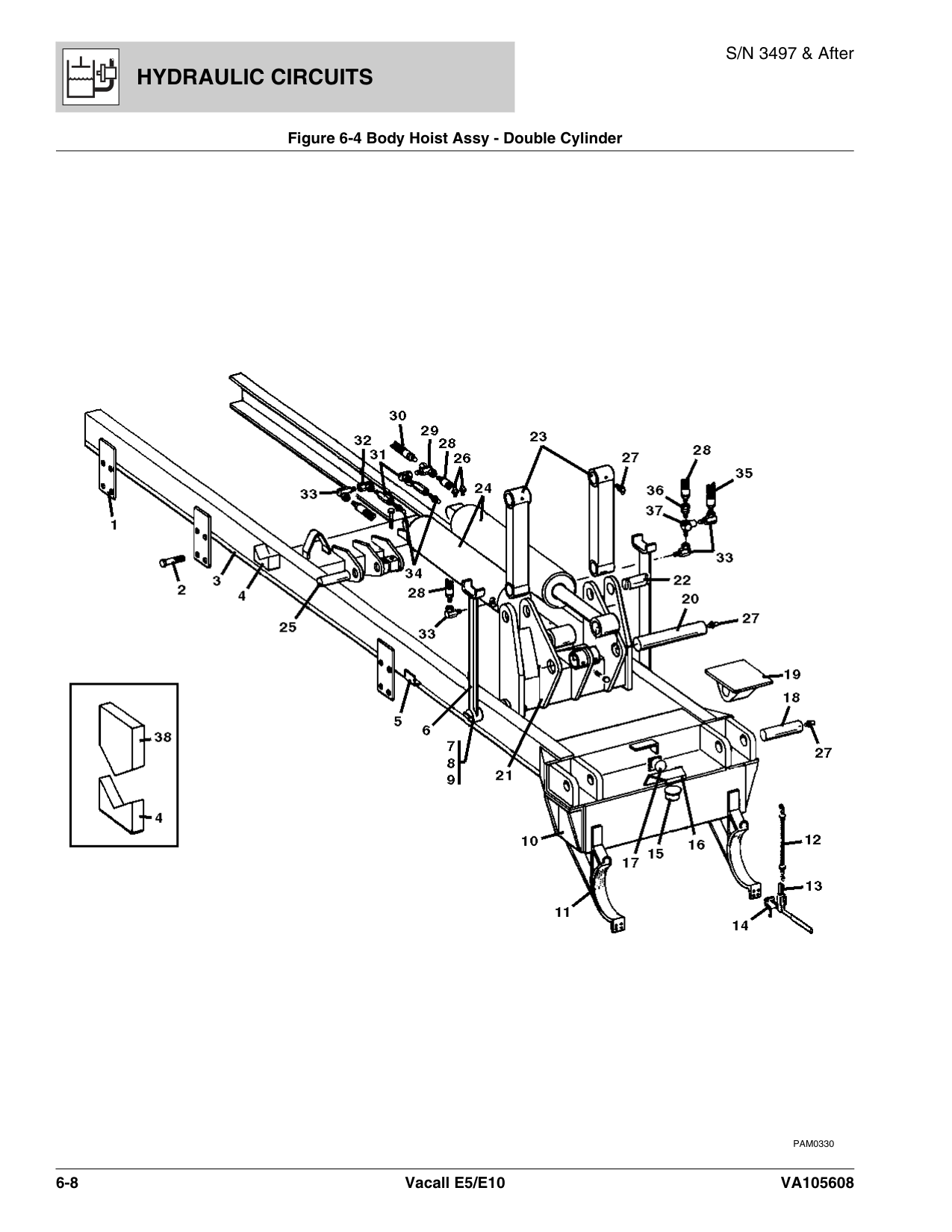 Body Hoist Assy - Double Cylinder
