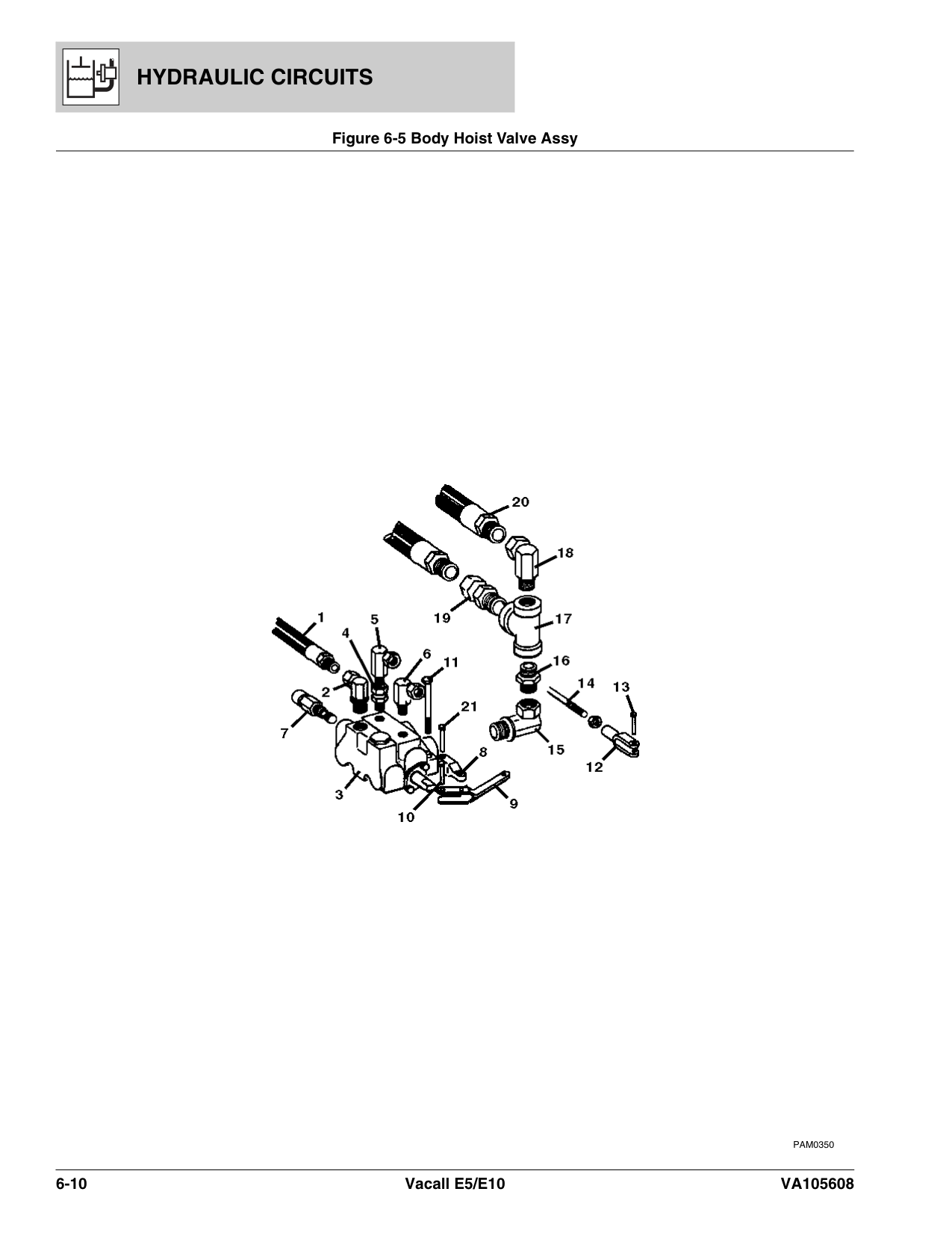 Body Hoist Valve Assy