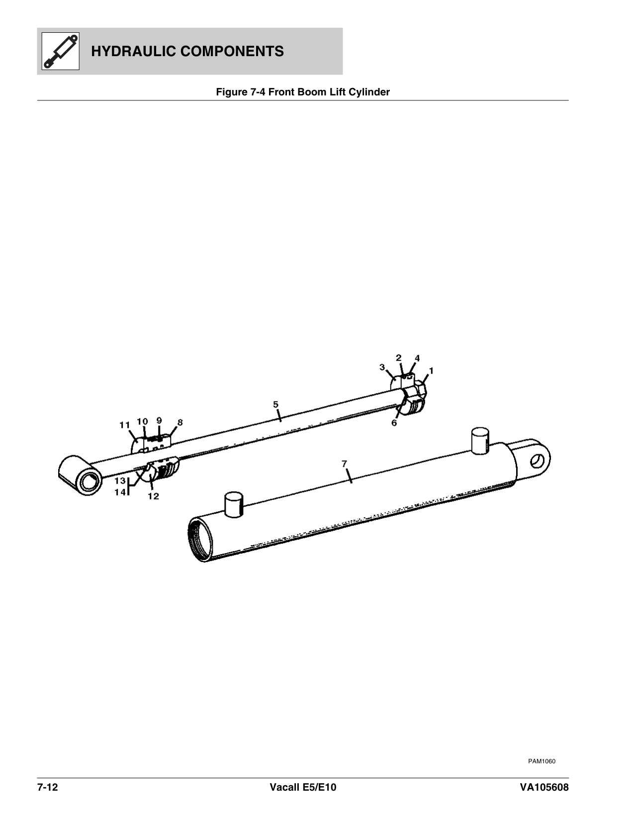 Front Boom Lift Cylinder