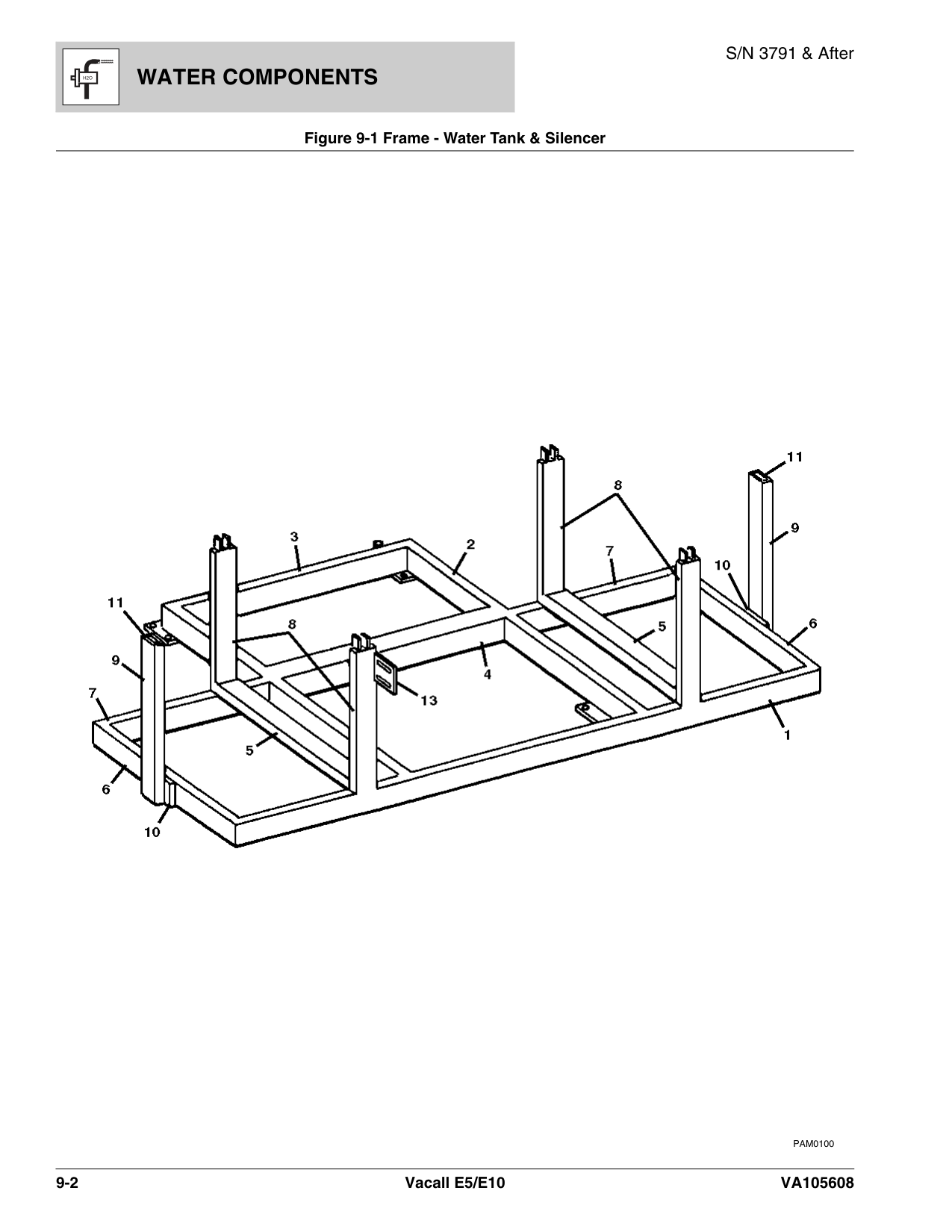 Frame - Water Tank & Silencer