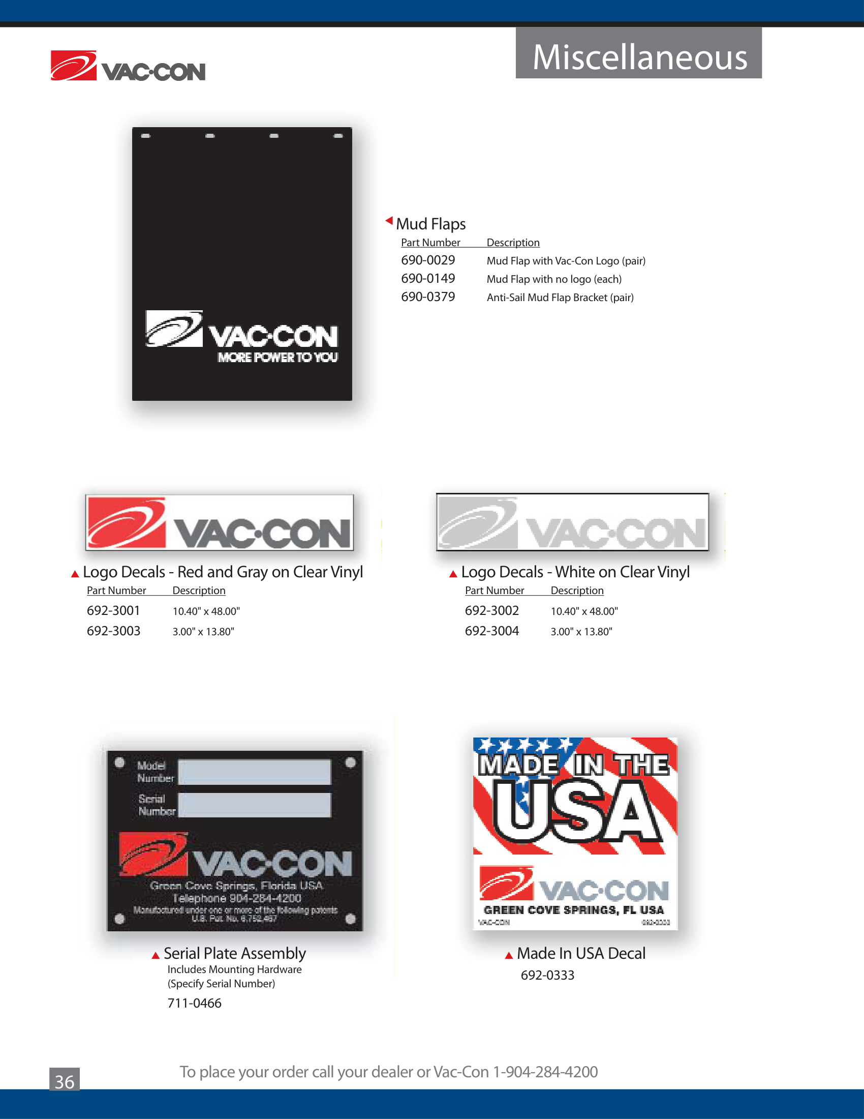 Miscellaneous - Decals & Trim