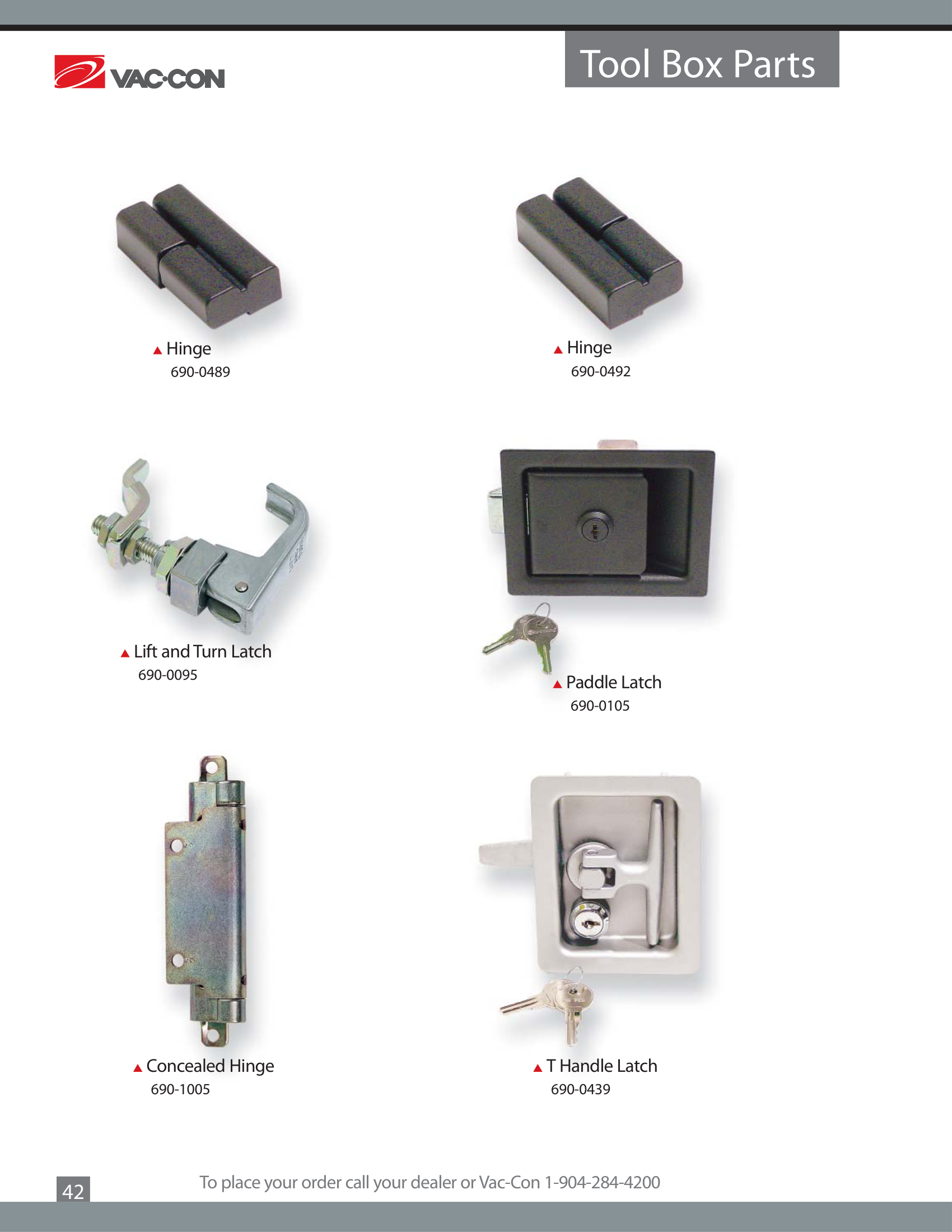 Tool Box Parts - Hardware
