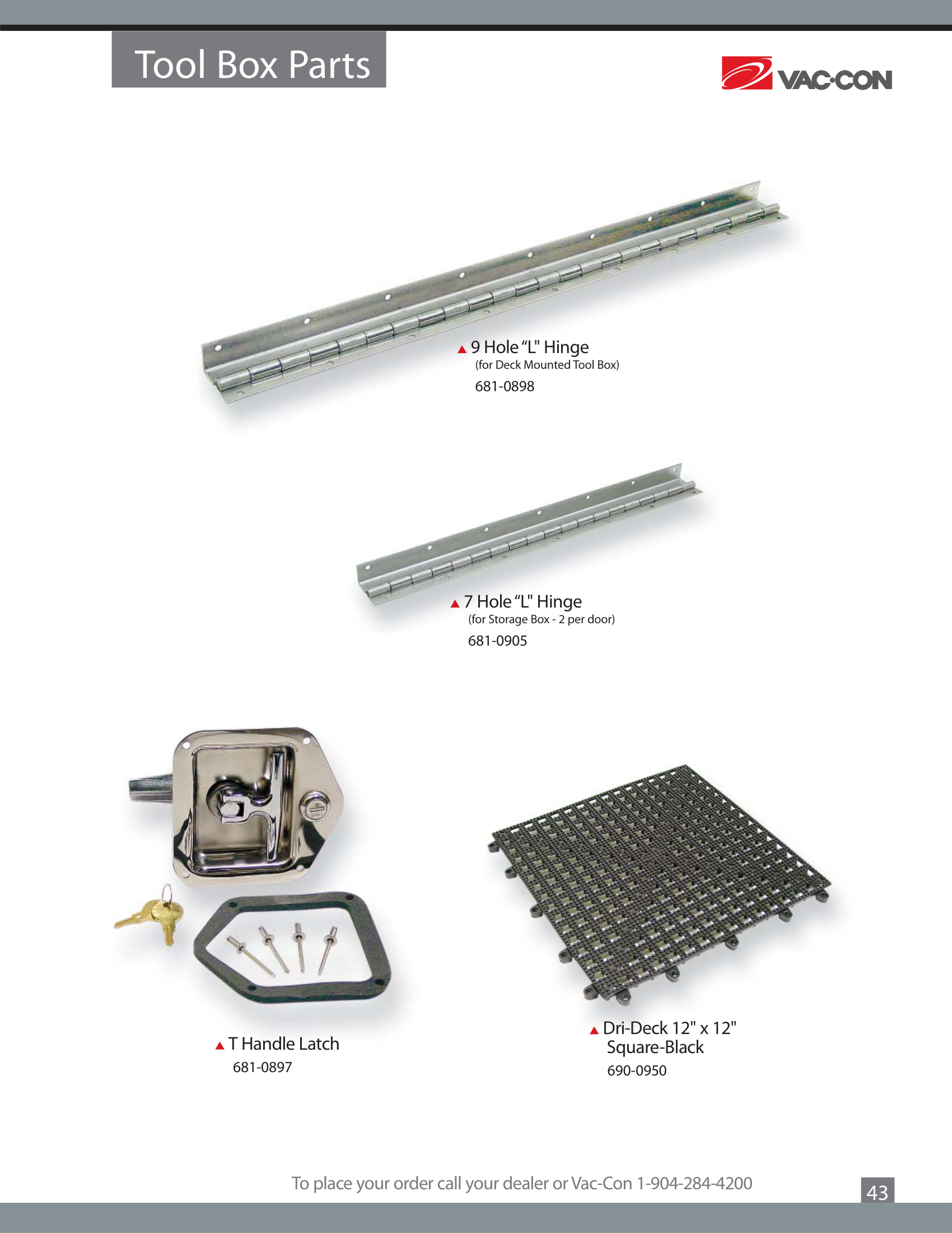 Tool Box Parts - Latches
